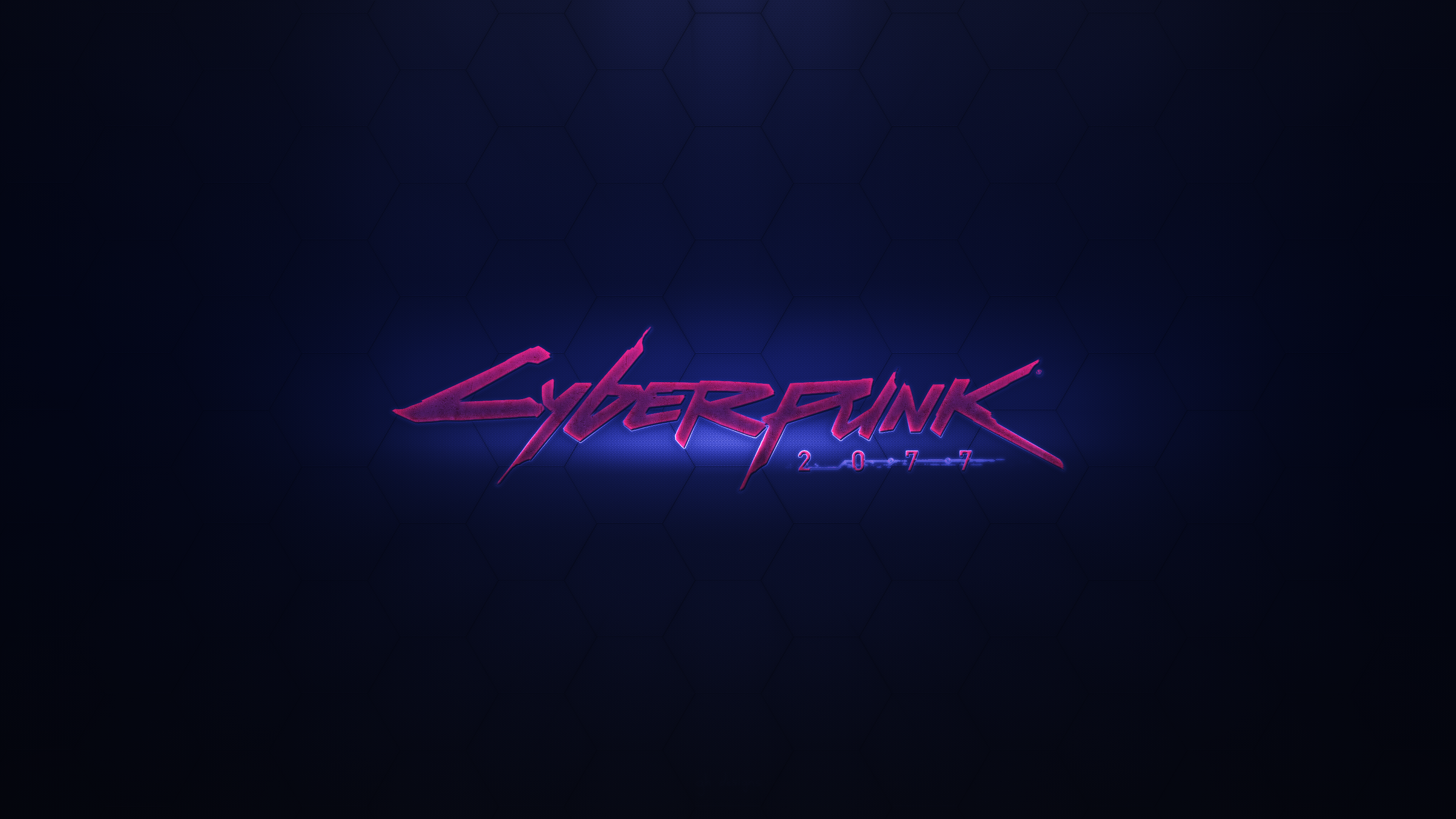 Cyberpunk 2077 Video Game Art Starkiteckt Typography Minimalism Simple Background Logo 3840x2160