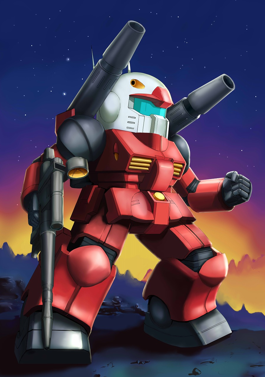 Guncannon Mobile Suit Gundam Mobile Suit Artwork Digital Art Fan Art Mechs Super Robot Taisen 899x1280