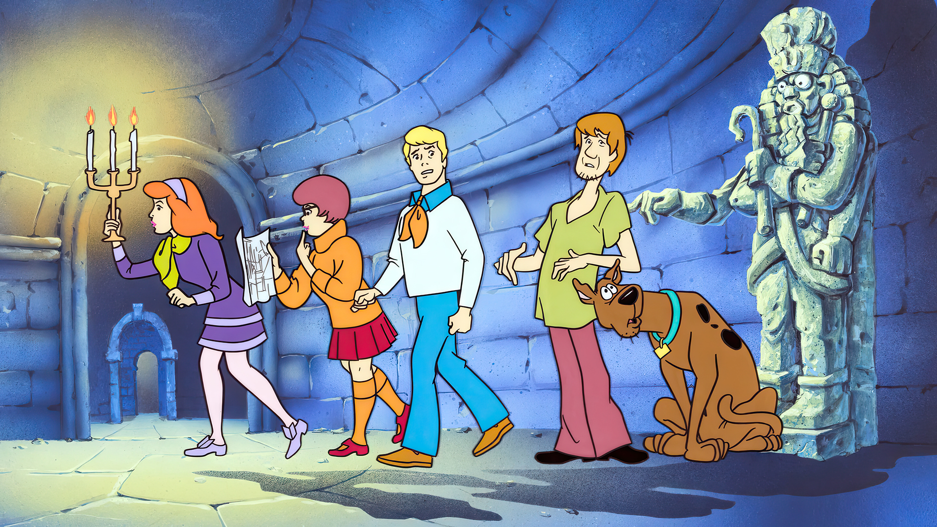 Scooby Doo Daphne Blake Velma Dinkley Fred Jones Shaggy Animation Animated Series Cartoon Hanna Barb 1920x1080