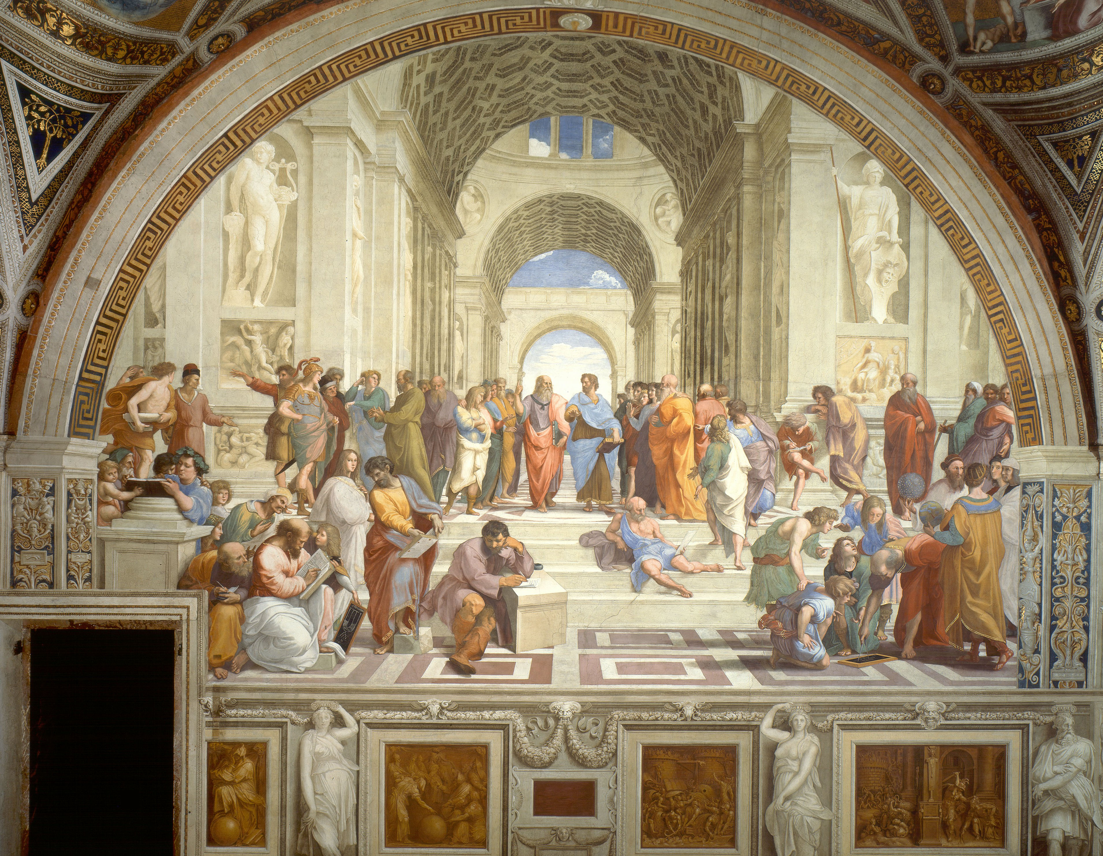 Painting Classic Art Classical Art Oil Painting Raffaello Sanzio Da Urbino 3820x2964