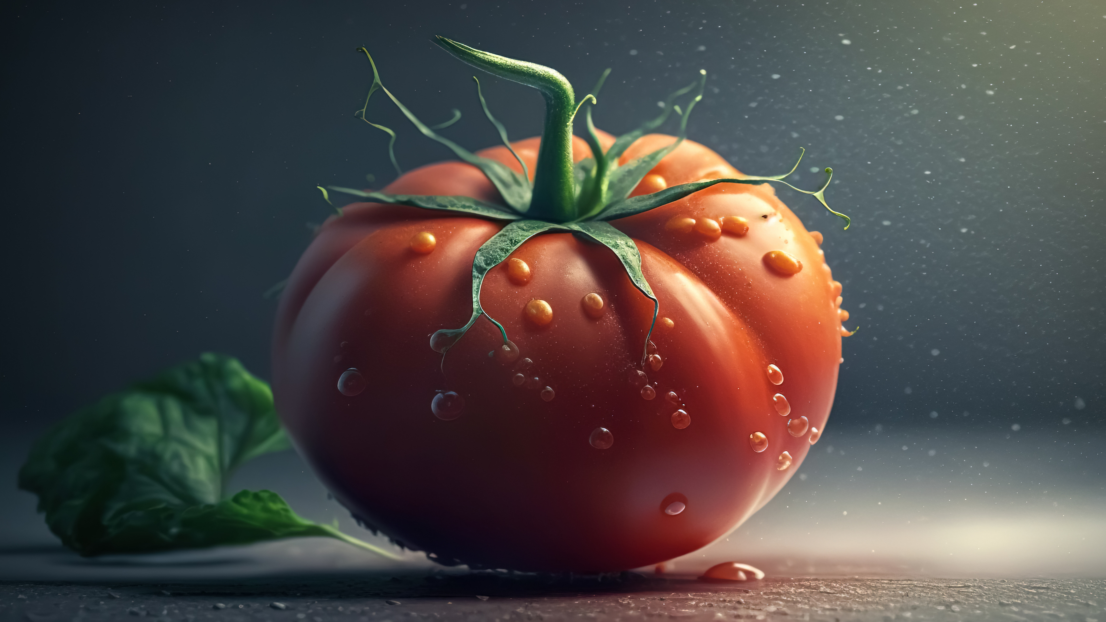 Artwork Tomatoes Red Wet Ai Art Depth Of Field 3840x2160