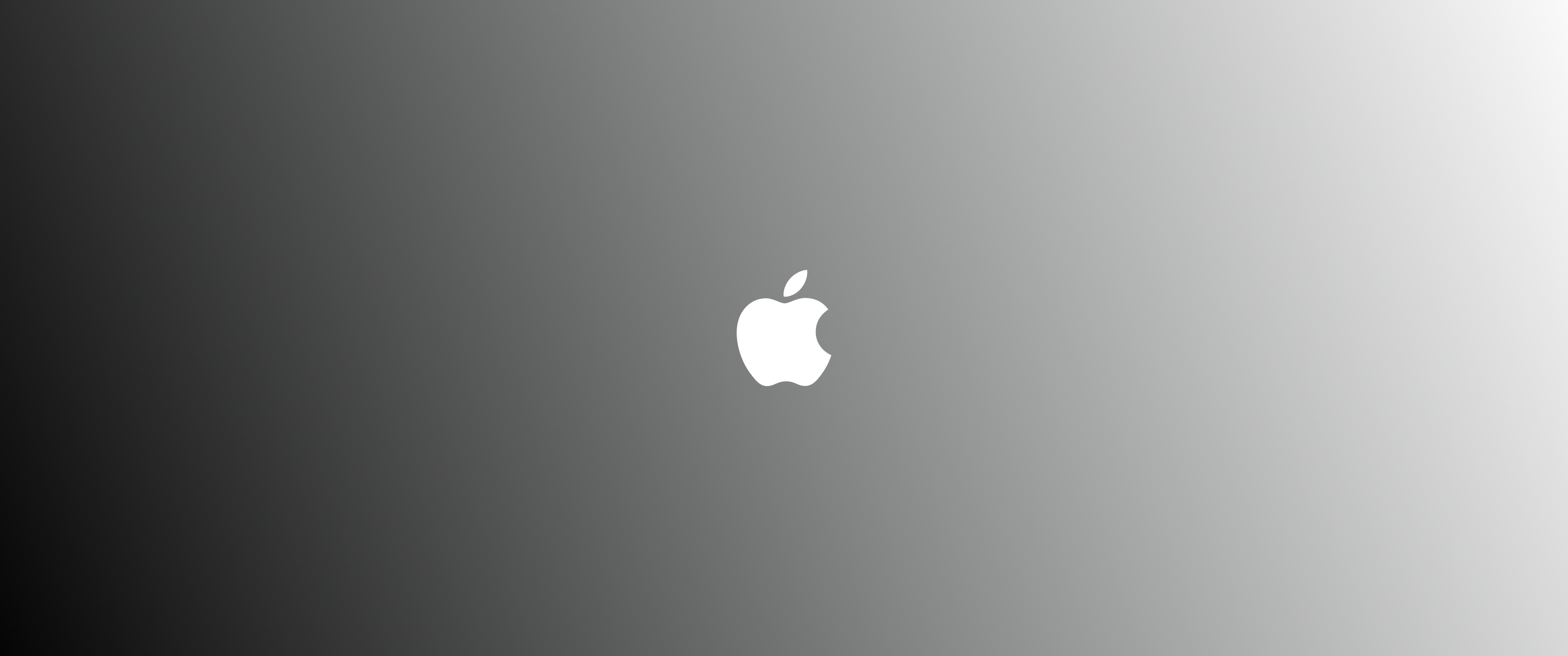 Gradient Minimalism Operating System MacOS Simple Background Logo 3440x1440