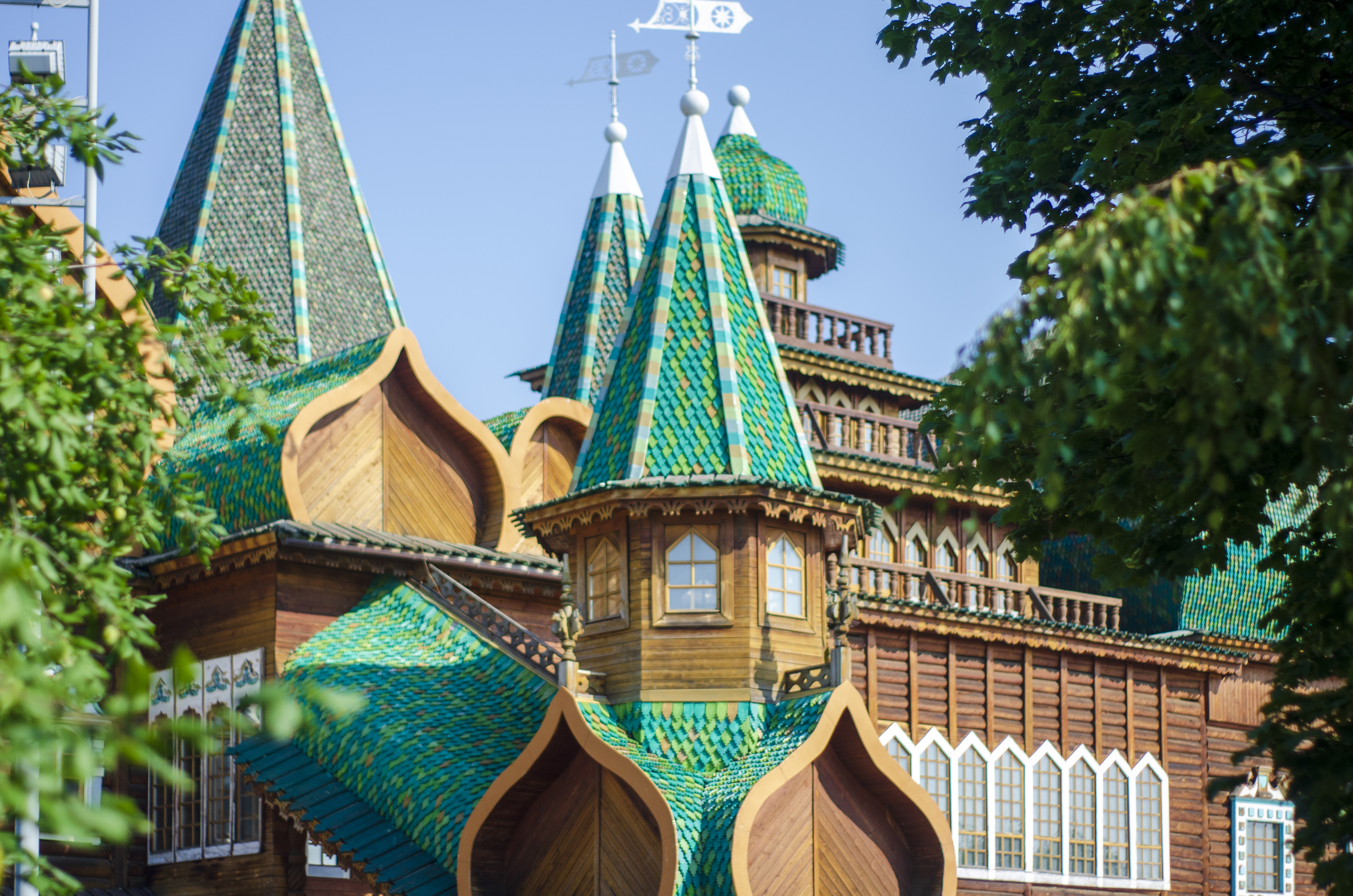 Castle Moscow Wood Architecture 4928x3264