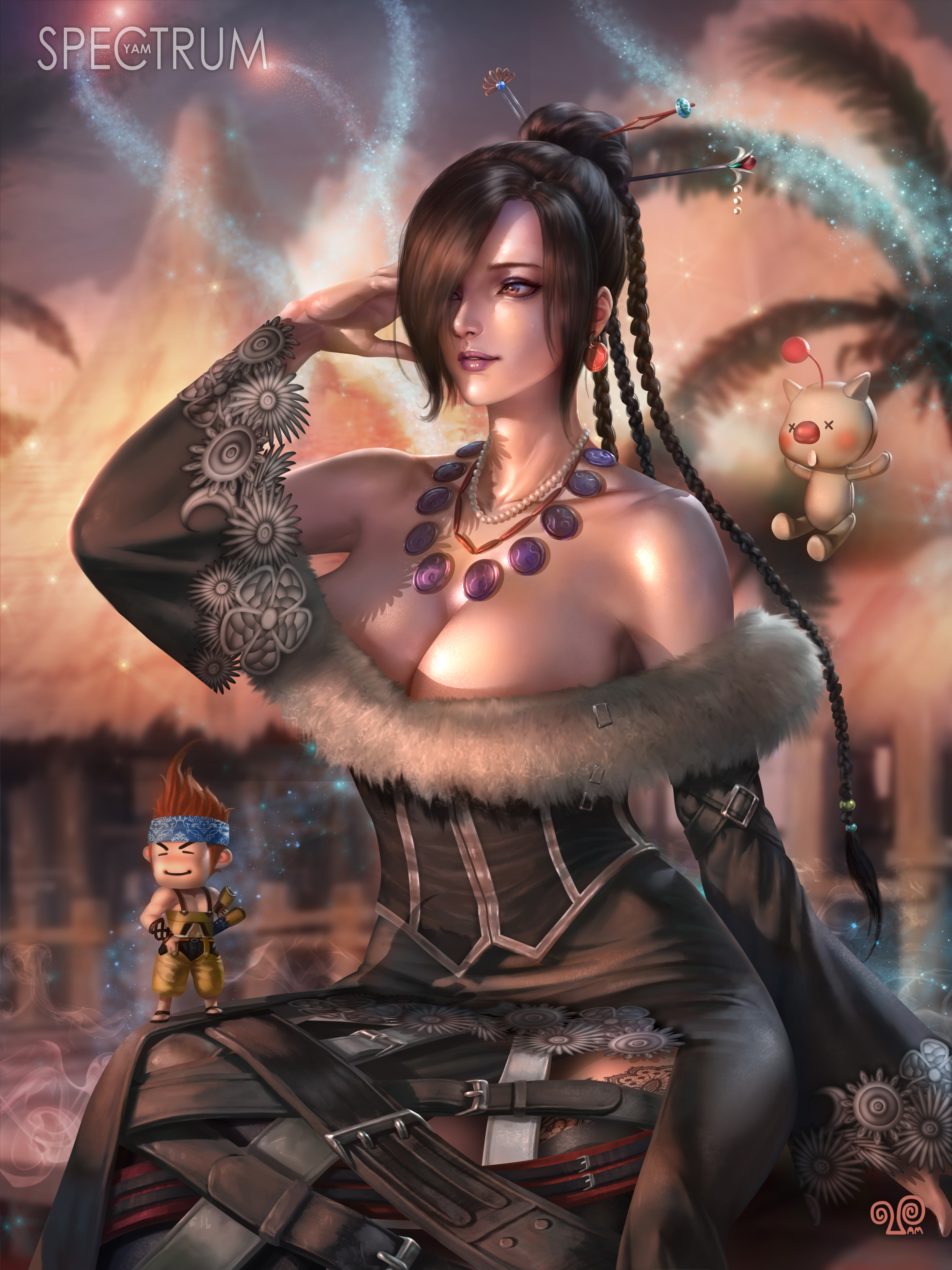 Lulu Final Fantasy X Final Fantasy Video Games Video Game Girls Video Game Characters 2D Artwork Dra 3000x4000