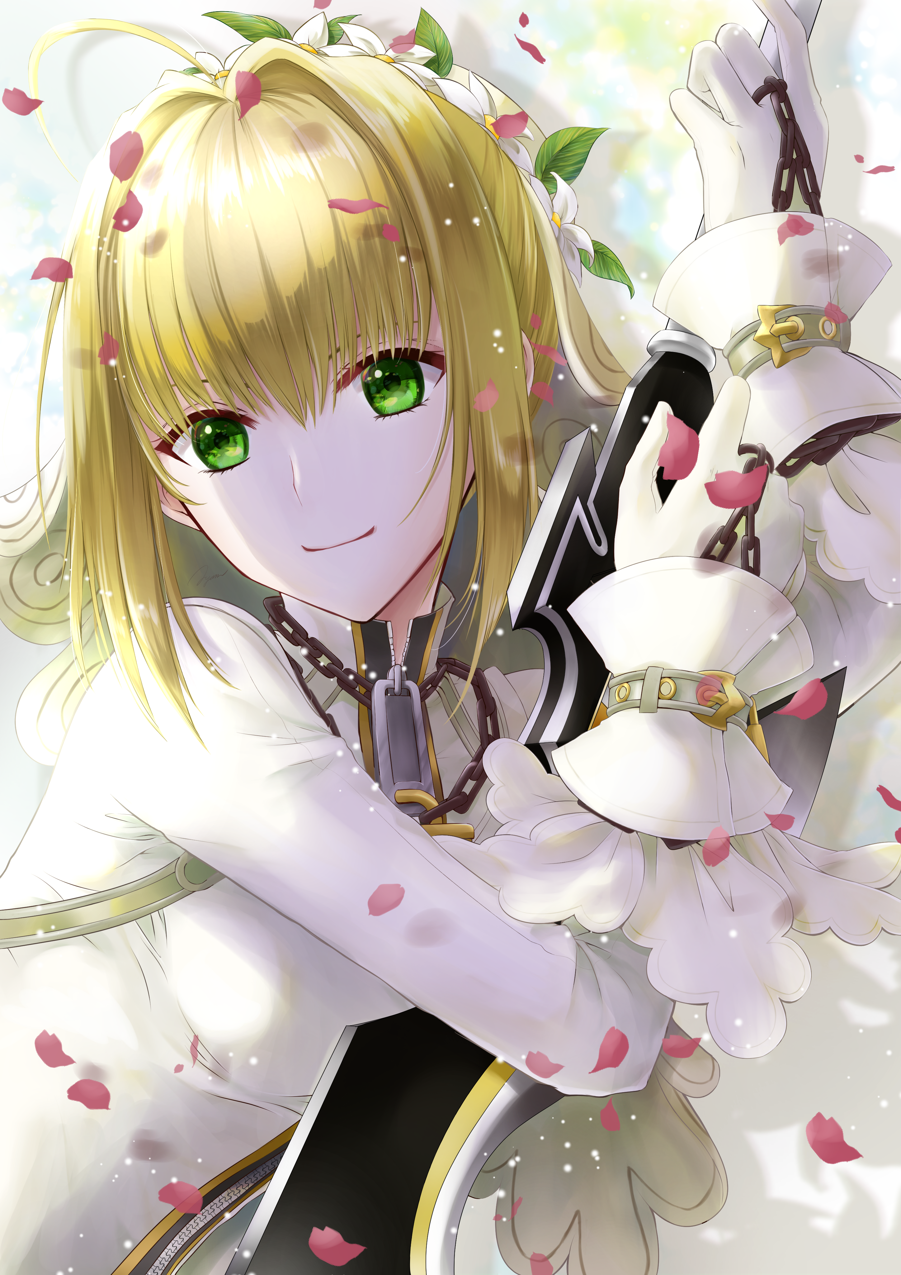 Anime Anime Girls Fate Series Fate Extra Fate Extra CCC Fate Grand Order Nero  Claudius Saber Bride L Wallpaper - Resolution:2894x4093 - ID:1348290 -  