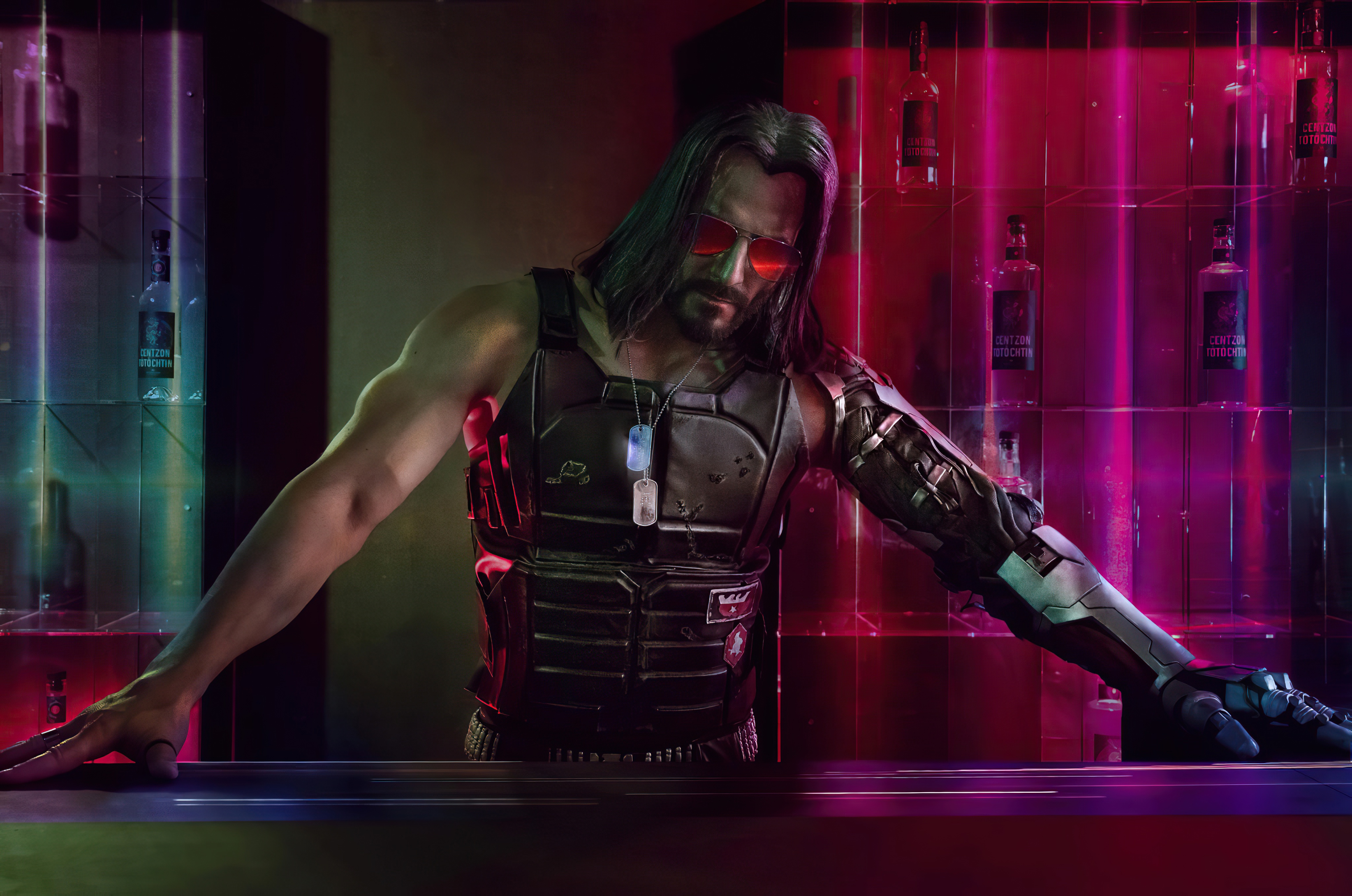 Cyberpunk 2077 Keanu Reeves Men 4096x2716