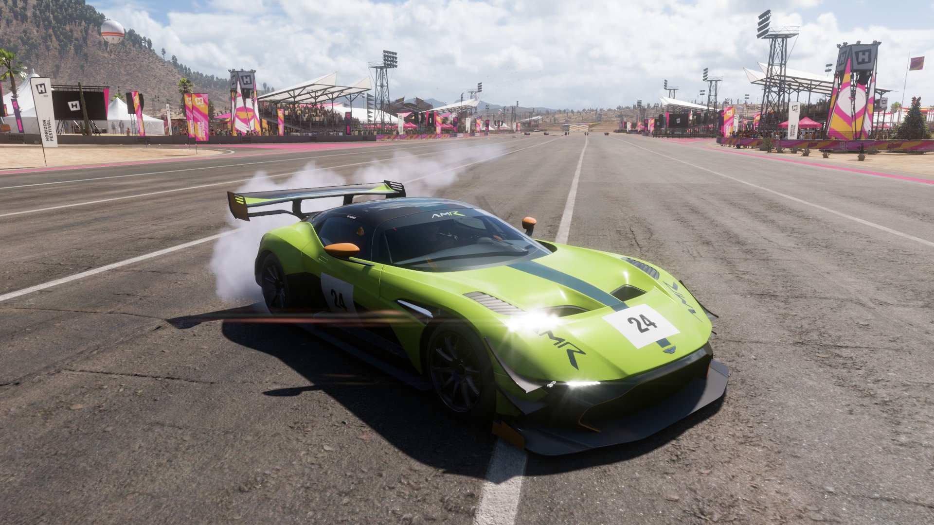 Forza Horizon 5 Car Aston Martin Vulcan PC Gaming Game Photography Video Games CGi Race Tracks 1920x1080