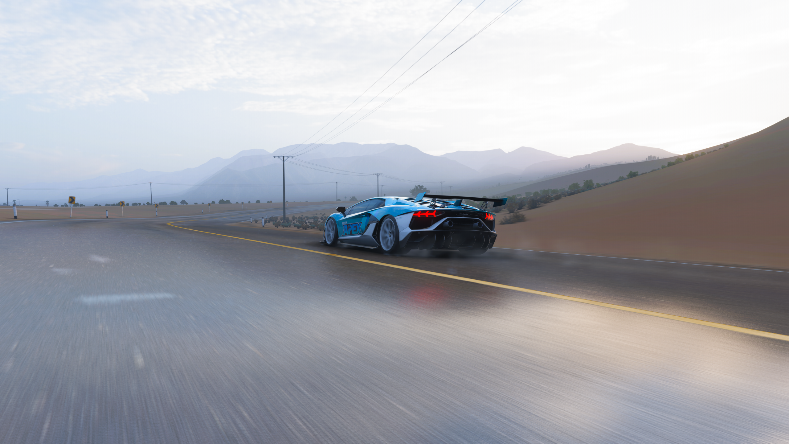 Forza Horizon 5 Lamborghini Aventador SVJ Car Video Games Vehicle Forza 2560x1440