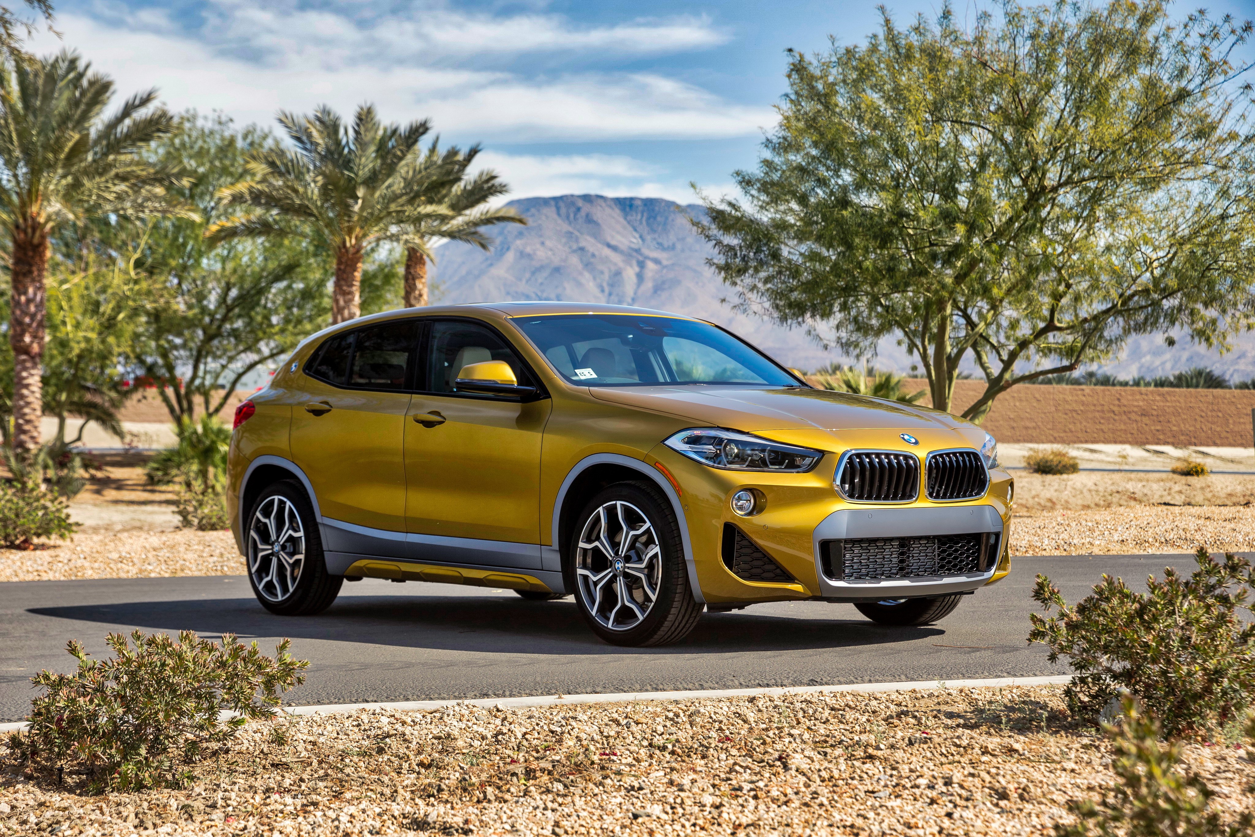 Bmw Car Yellow Car Suv 4096x2731