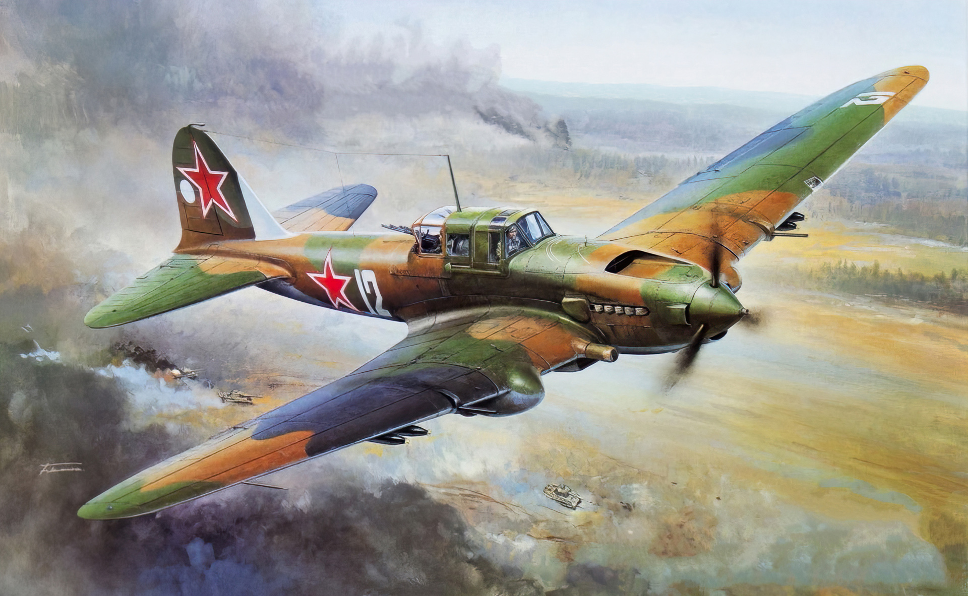 World War Ii Aircraft Airplane Military Aircraft Military Russia Red Army Ilyushin Il 2 IL 2 Sturmov 1920x1183