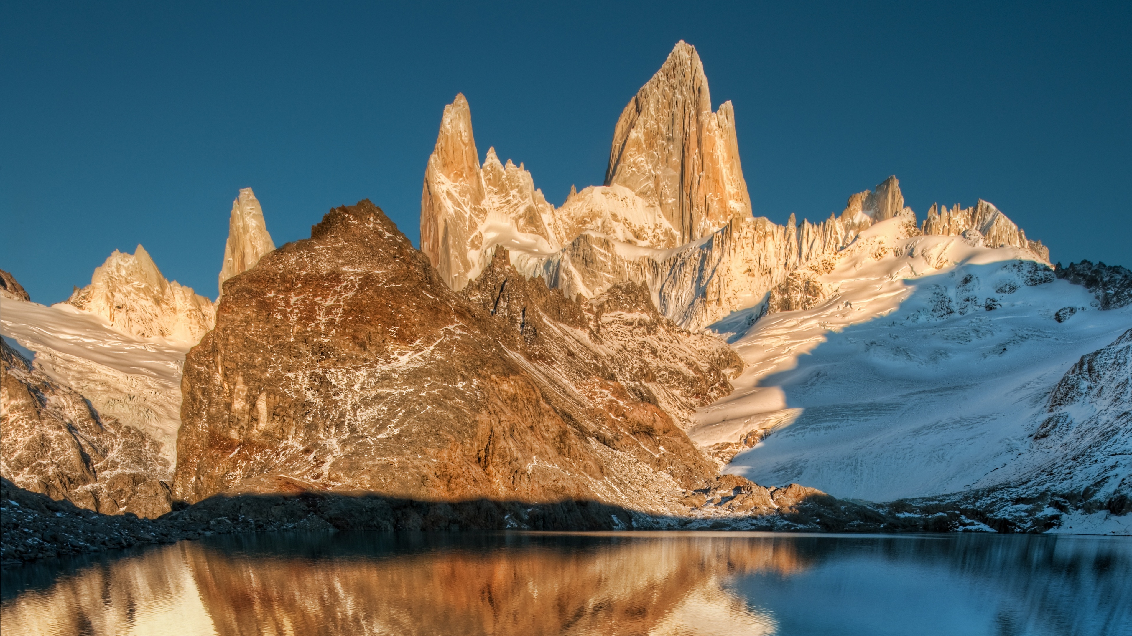 Trey Ratcliff Photography Mountains Nature Water Reflection Snow 3840x2160
