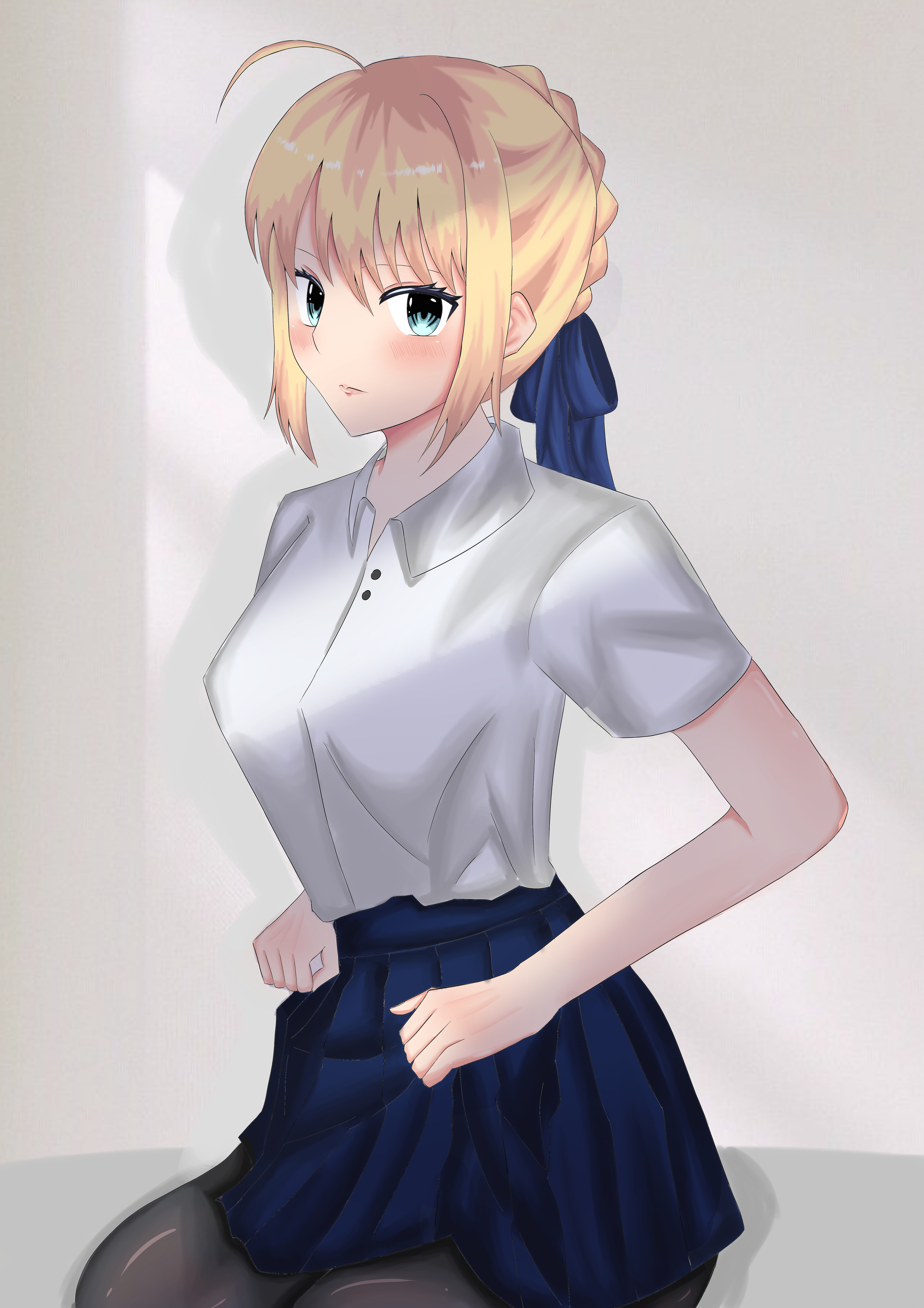 Anime Anime Girls Fate Series Fate Stay Night Fate Grand Order Artoria Pendragon Saber Blonde Long H 2481x3509