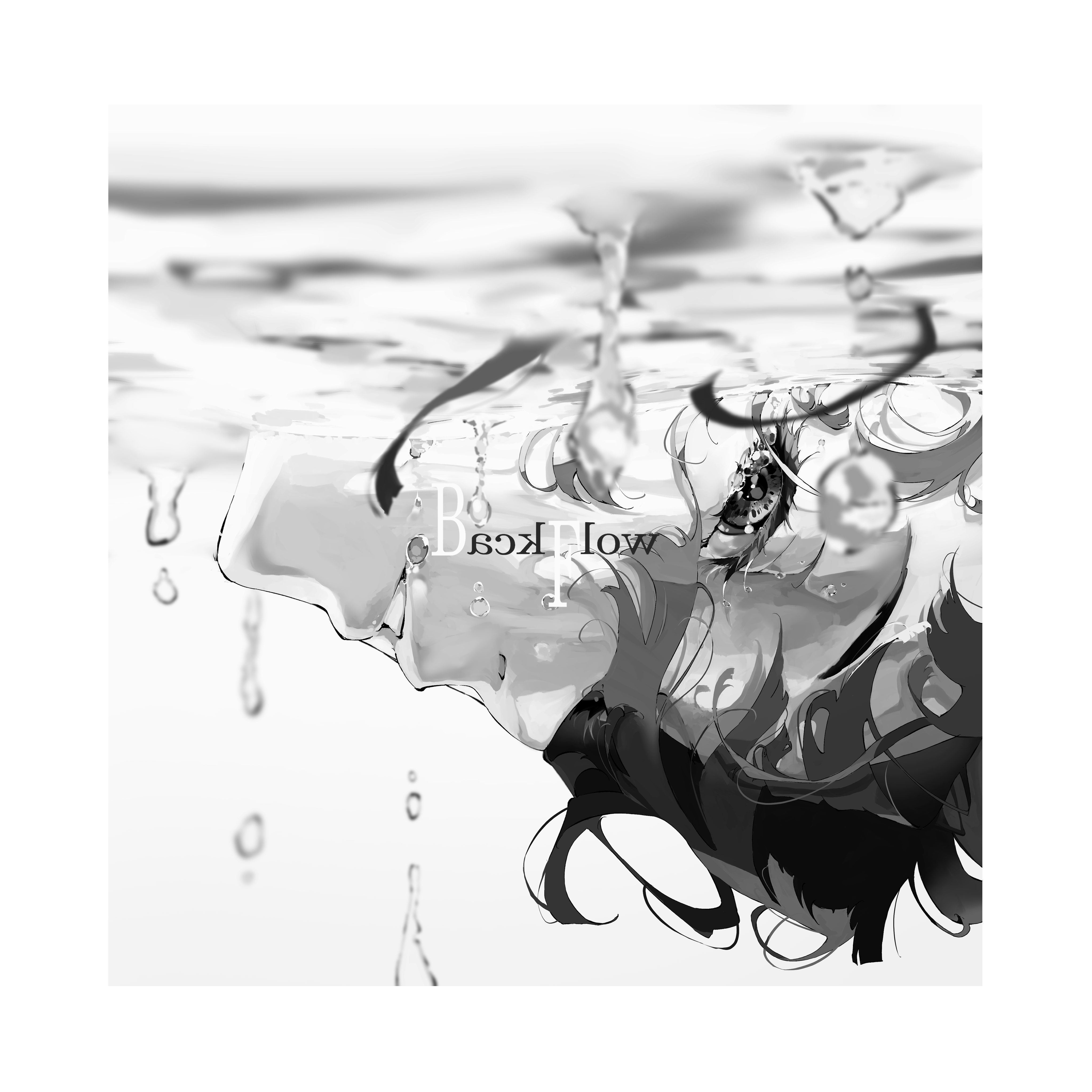 Nico Tina Minimalism Anime Girls Underwater Water 4093x4093