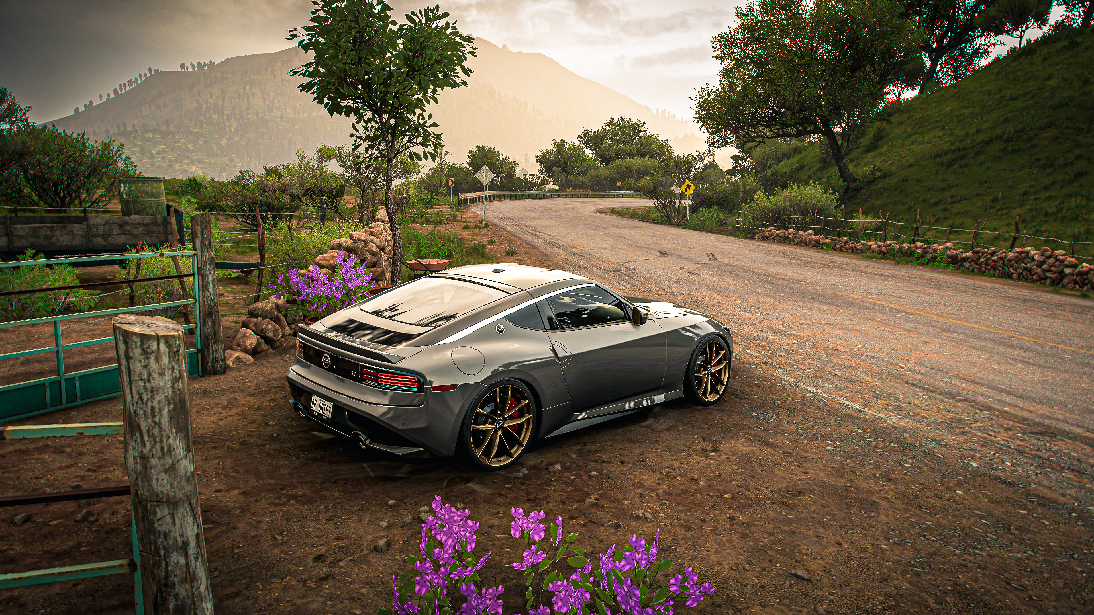 Forza Forza Horizon Forza Horizon 5 Nissan Nissan Z 2023 Car Vehicle Video Games CGi Flowers Licence 3840x2160