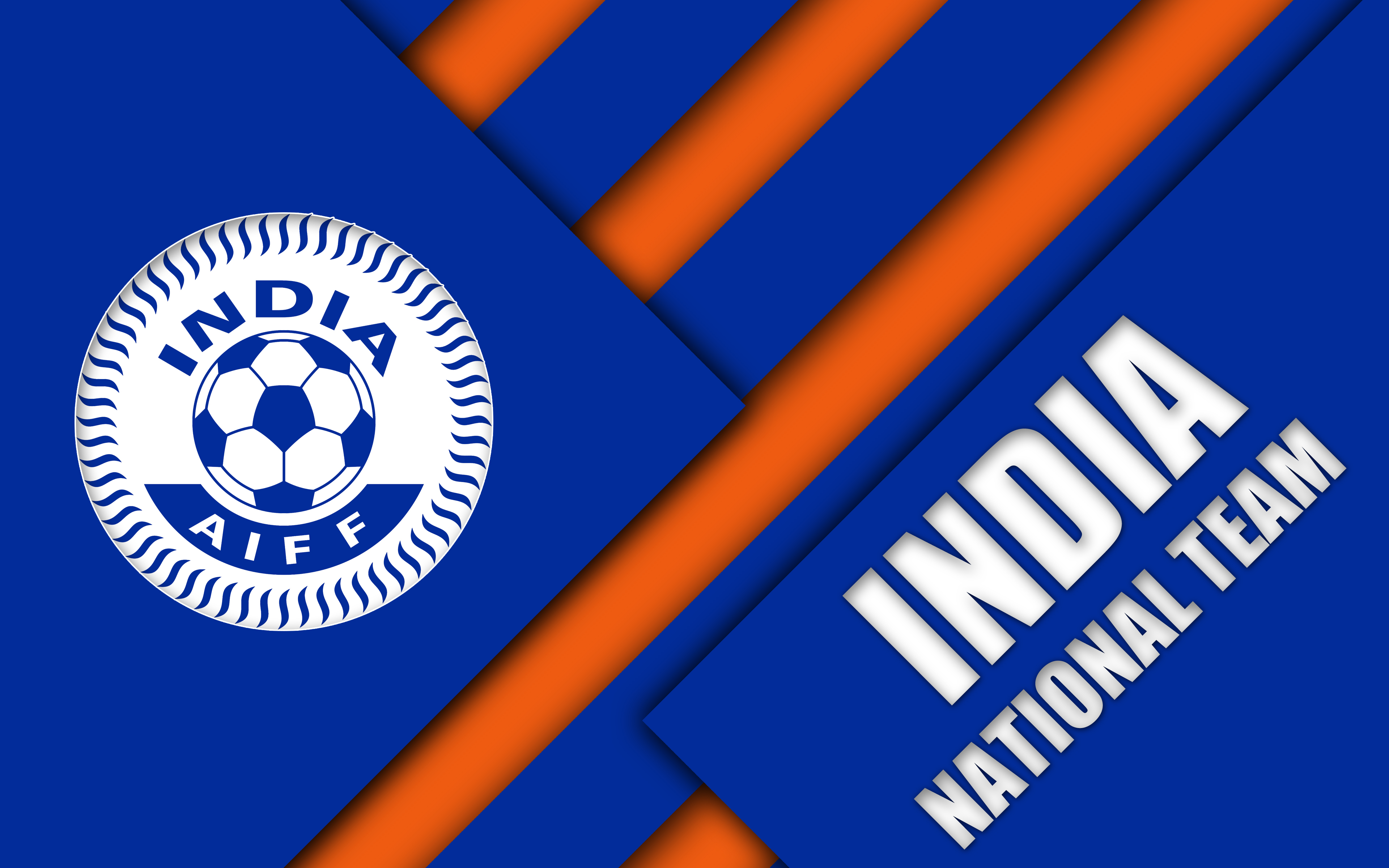 India Soccer Logo Emblem 3840x2400