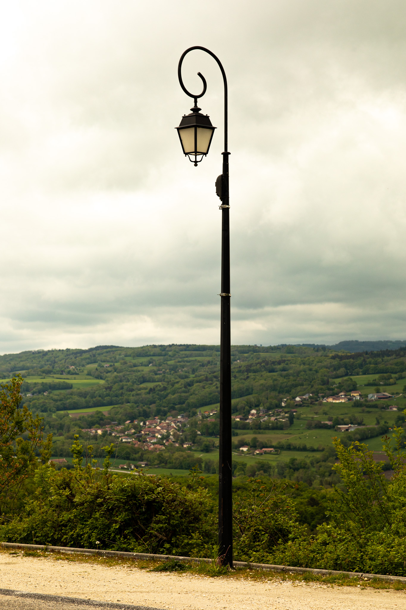 Outdoors Landscape Hills Greenery Trees Nature Forest Field Village Lamp Post Photography Portrait D 1365x2048