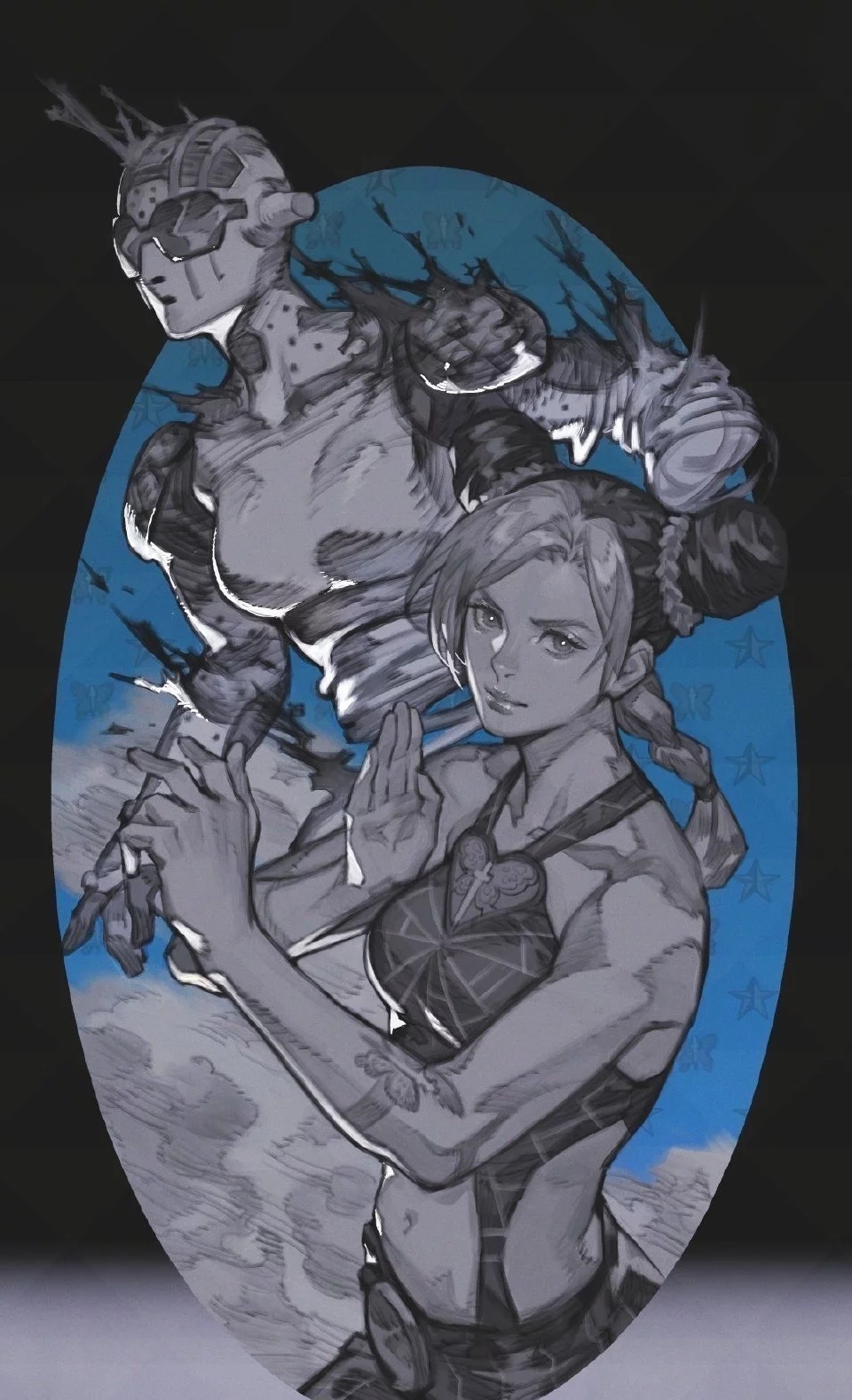 Anime Anime Girls JoJos Bizarre Adventure JoJos Bizarre Adventure Stone Ocean Jolyne Cujoh 960x1579