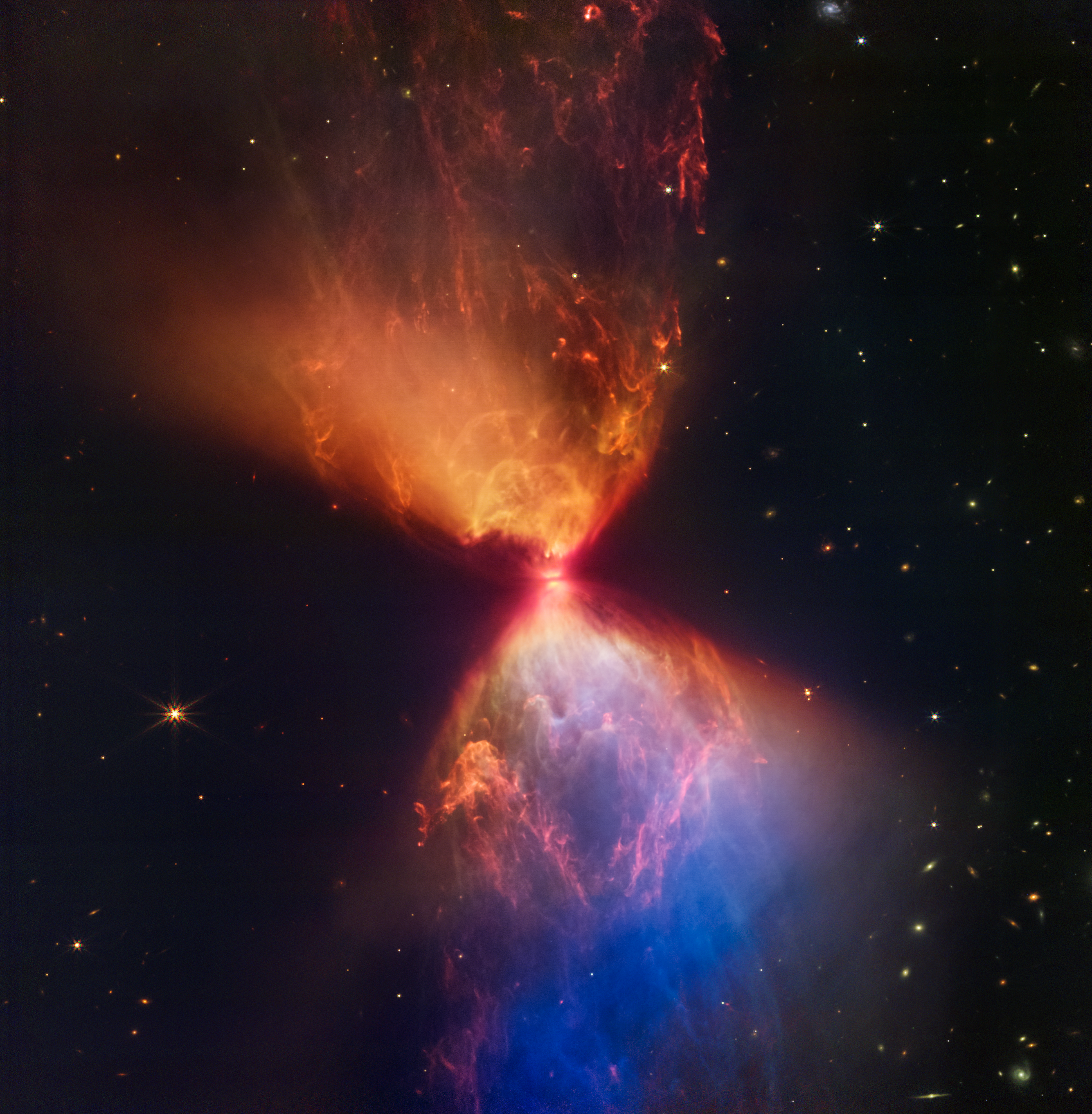 James Webb Space Telescope Space Stars Galaxy L1527 IRS Protostar 3883x3962
