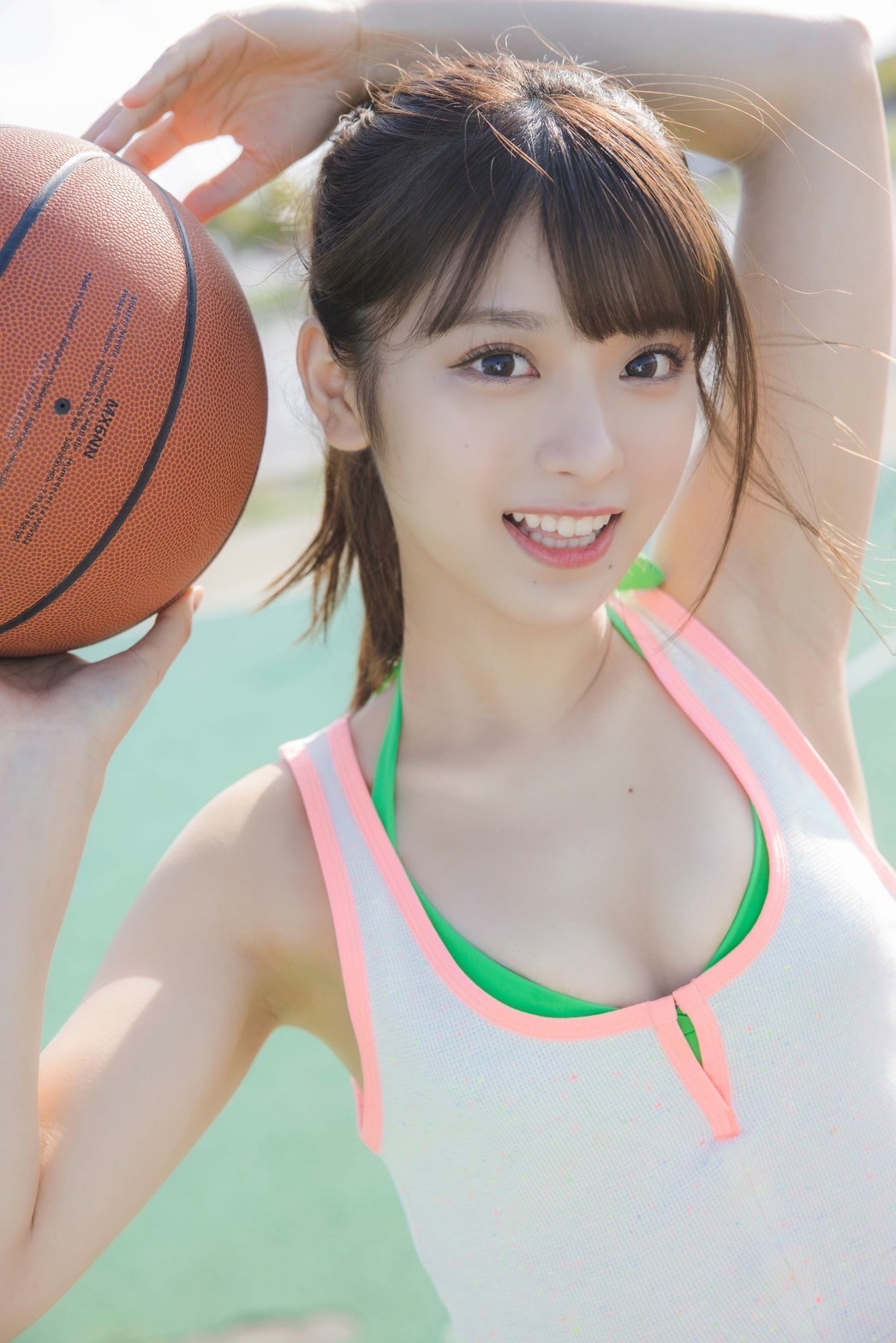 Women Women Outdoors Model Japanese Model Asian Marupi Basketball 1046x1568