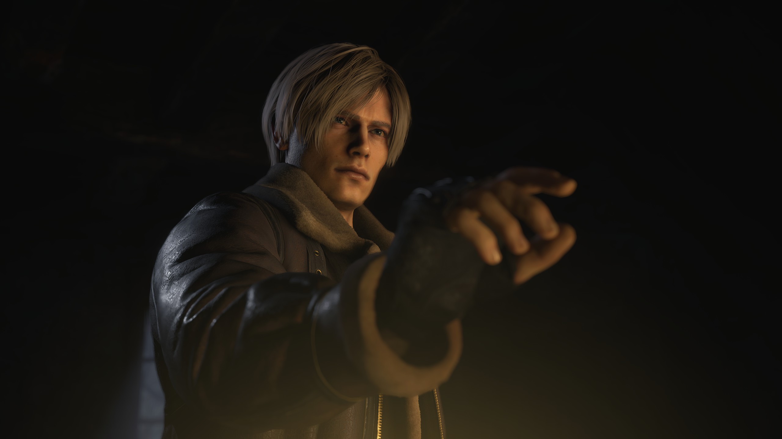 Leon S Kennedy Resident Evil Resident Evil 4 Remake Resident Evil 4 Video Games Video Game Character 2560x1440