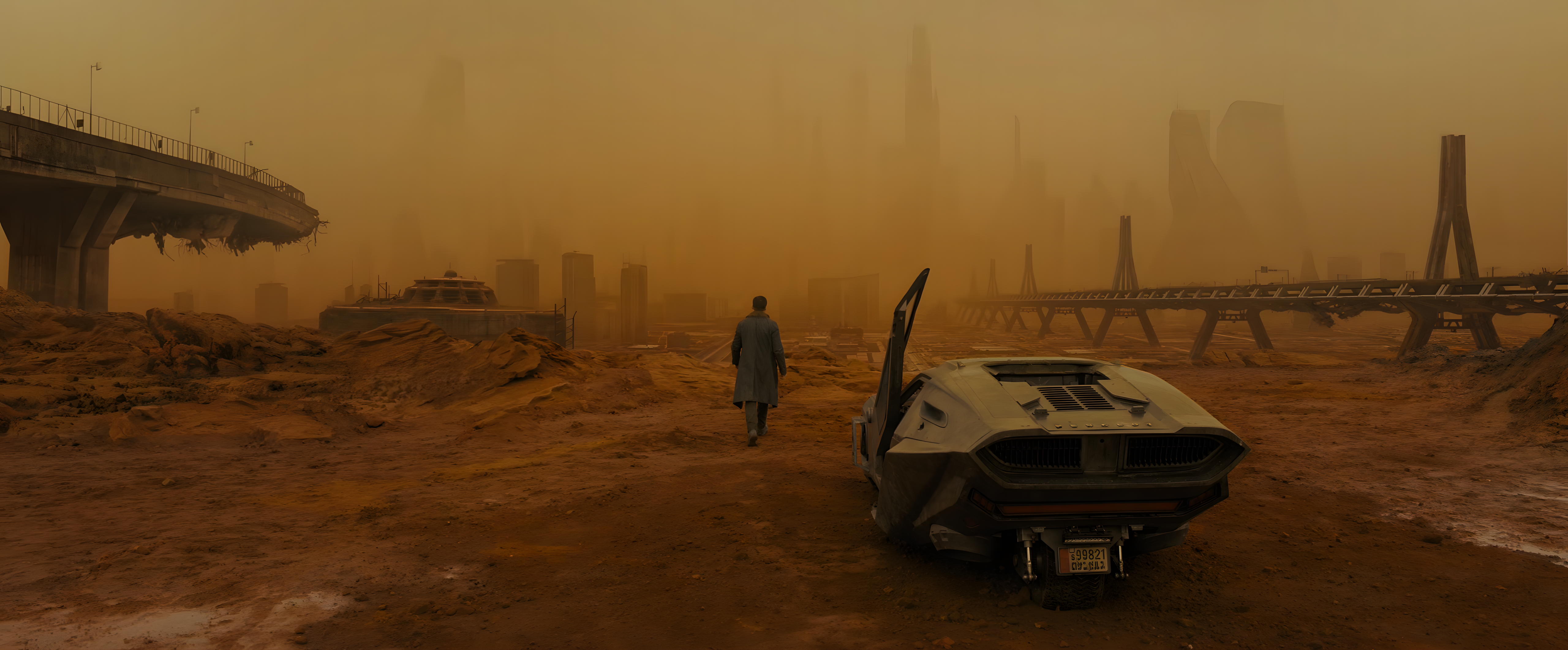 Blade Runner 2049 Blade Runner Ryan Gosling Cyber Film Stills 5120x2125