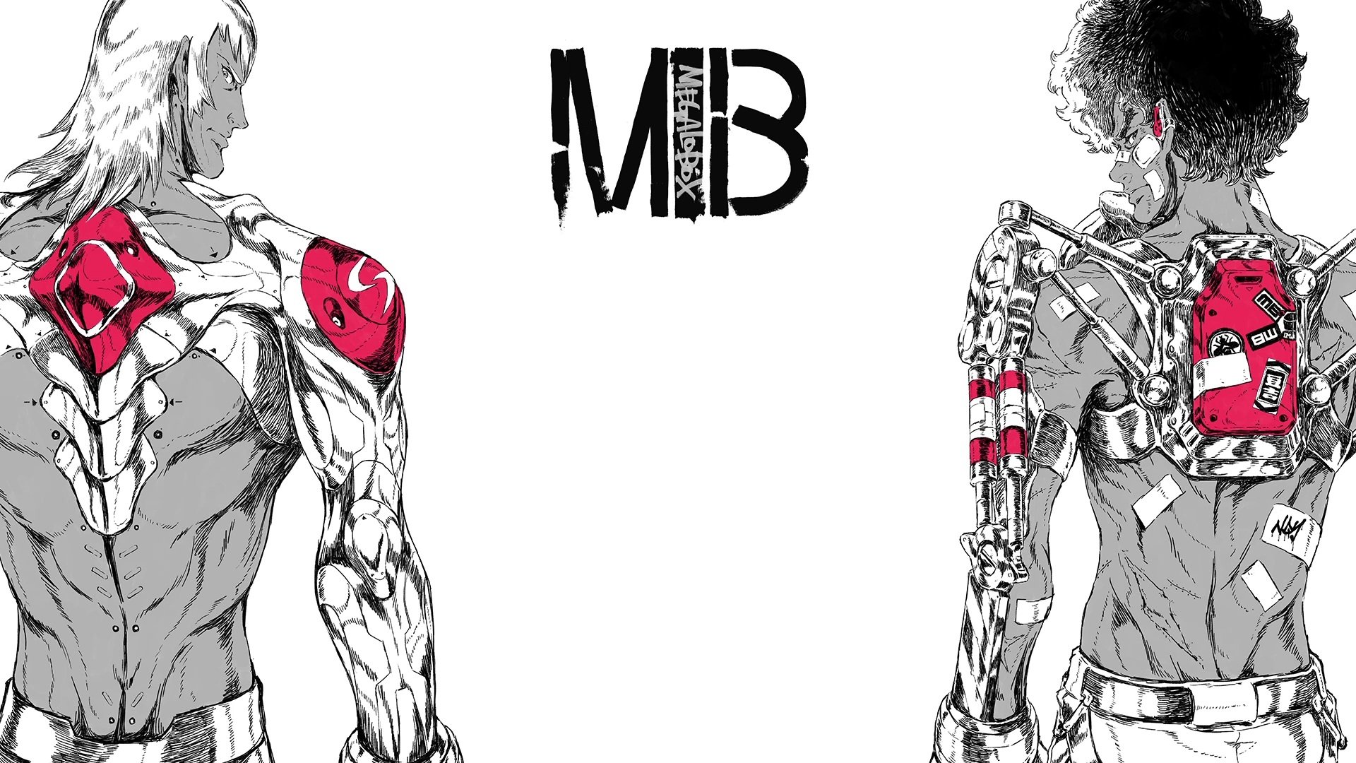 MEGALO BOX Joe MEGALO BOX Yuuri Megalo Box Anime Anime Boys Two Men Boxing Gloves Gloves Brunette Wh 1920x1080