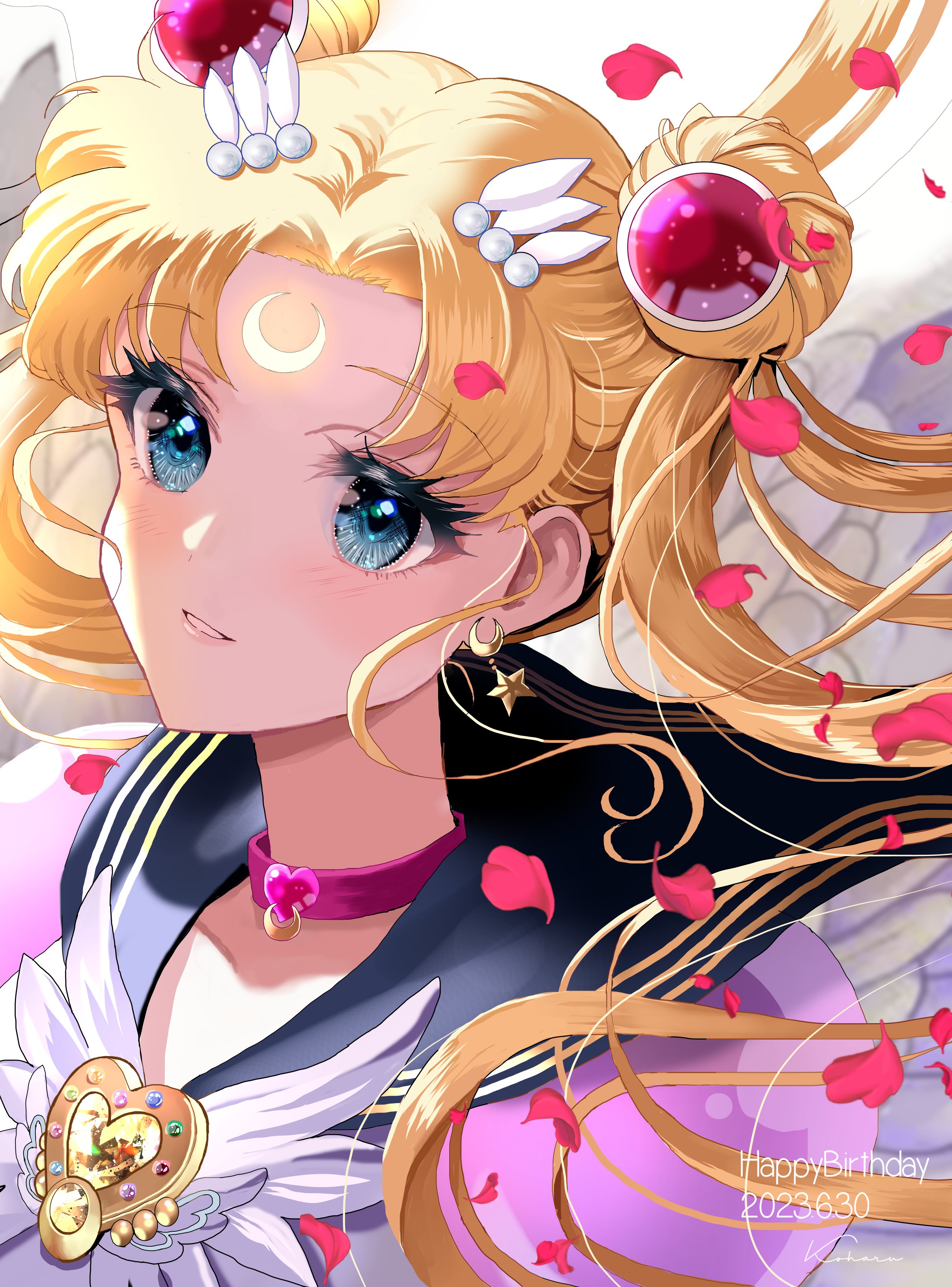 Sailor Moon Anime Girls Portrait Display Blonde Anime Tsukino Usagi Sailor Moon Character Long Hair  2549x3444