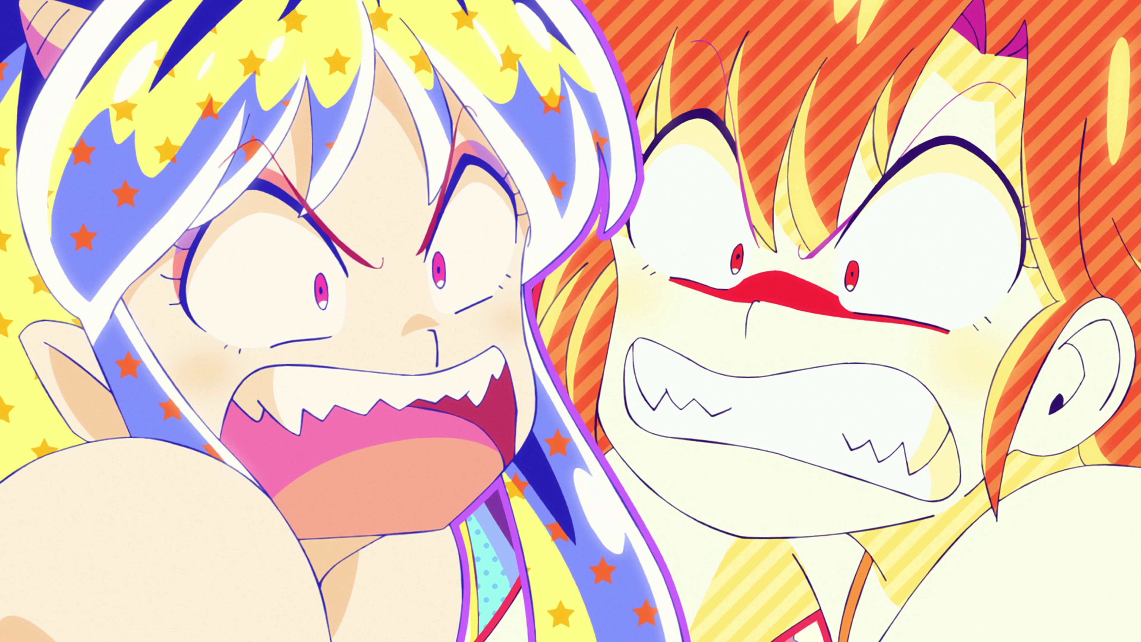Urusei Yatsura Ran Urusei Yatsura Anime Girls Teeth Anime Screenshot Angry 3840x2160