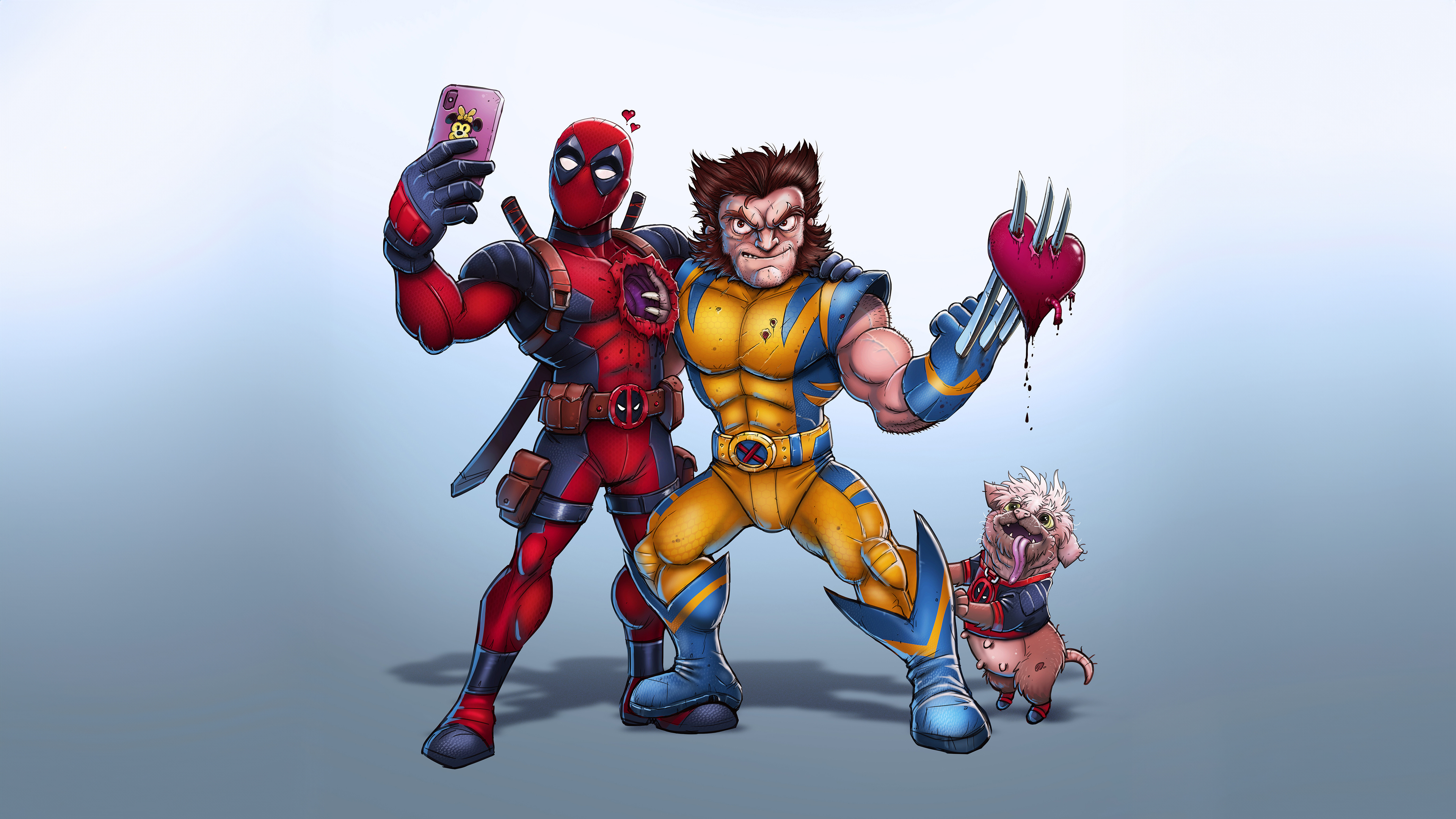 Deadpool Wolverine Deadpool And Wolverine Artwork Superhero ArtStation 3840x2160