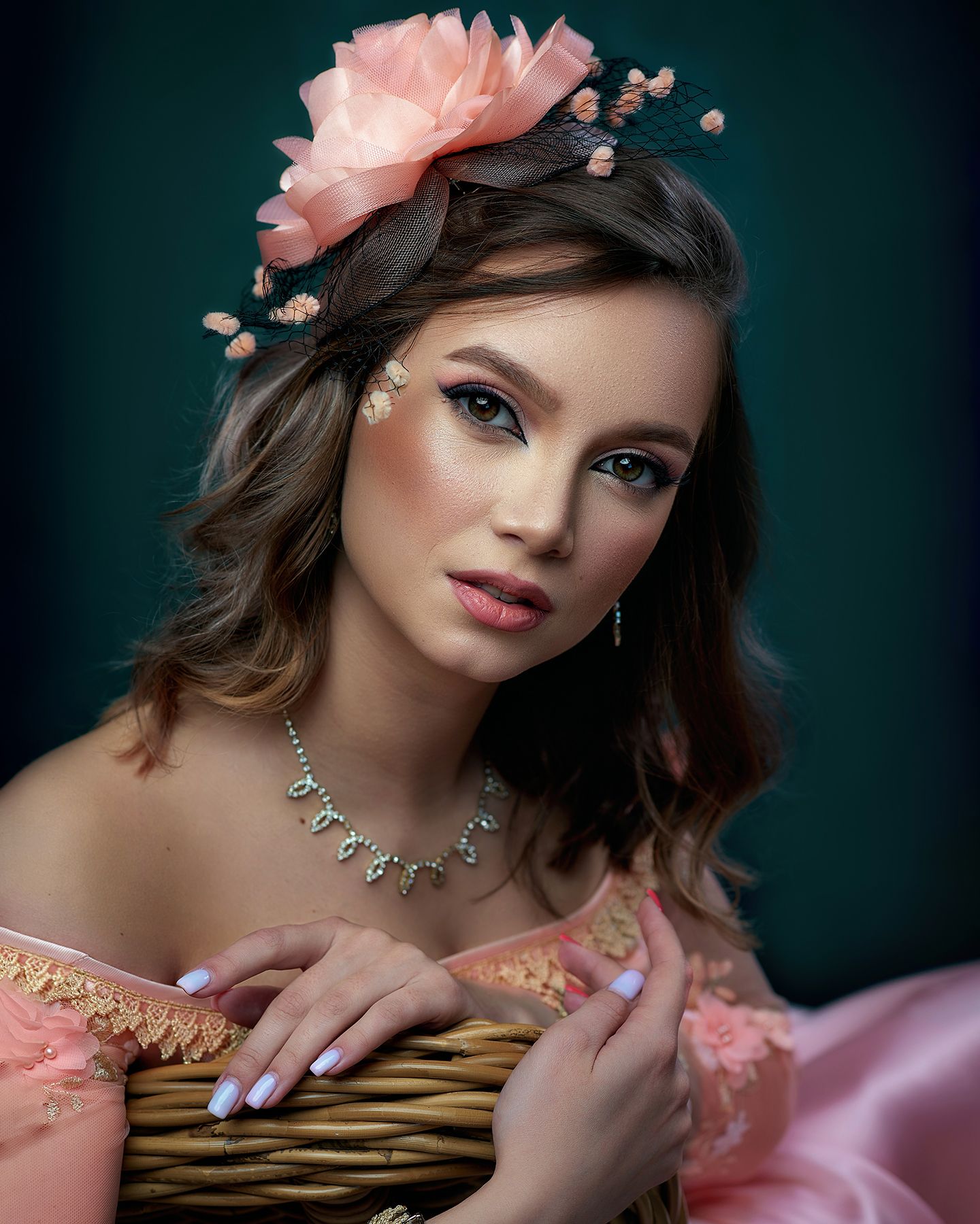 Vadim Kuzmichev Women Makeup Glamour Pink Clothing Portrait 1440x1800