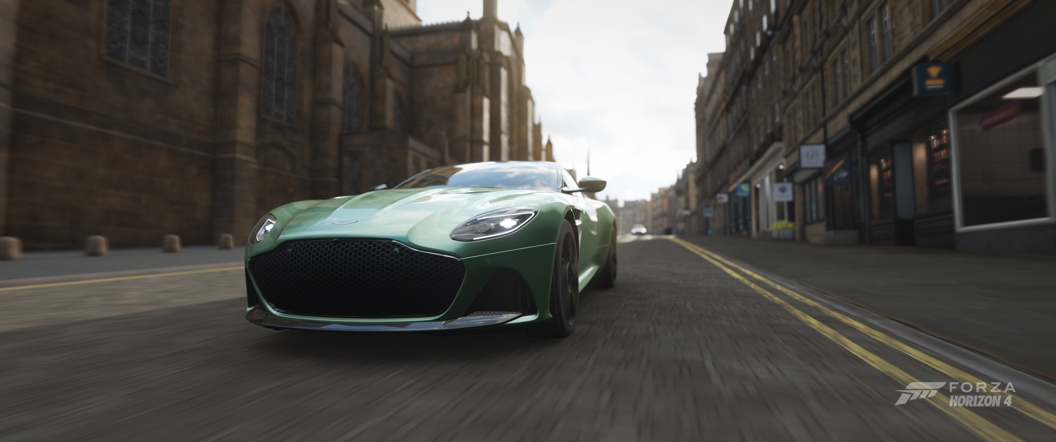 Forza Horizon 4 Aston Martin Car British Cars Video Games Turn 10 Studios PlaygroundGames Xbox Game  3440x1440