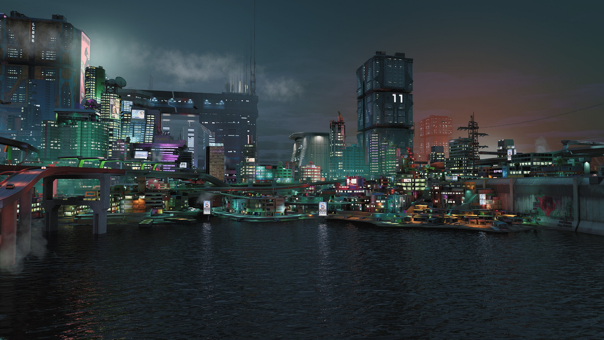 Cyberpunk 2077 Realistic HDR Screen Shot 2560x1440
