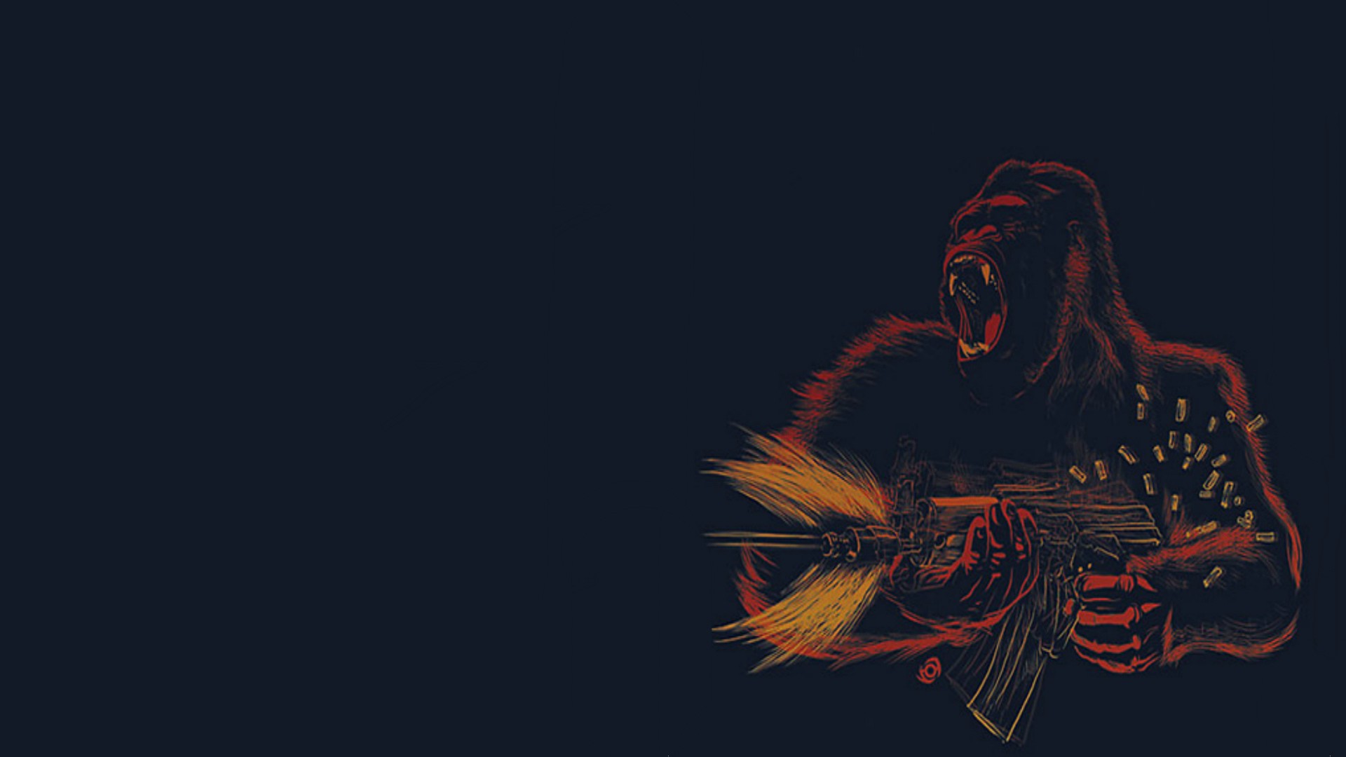 Animals Gorillas 1920x1080