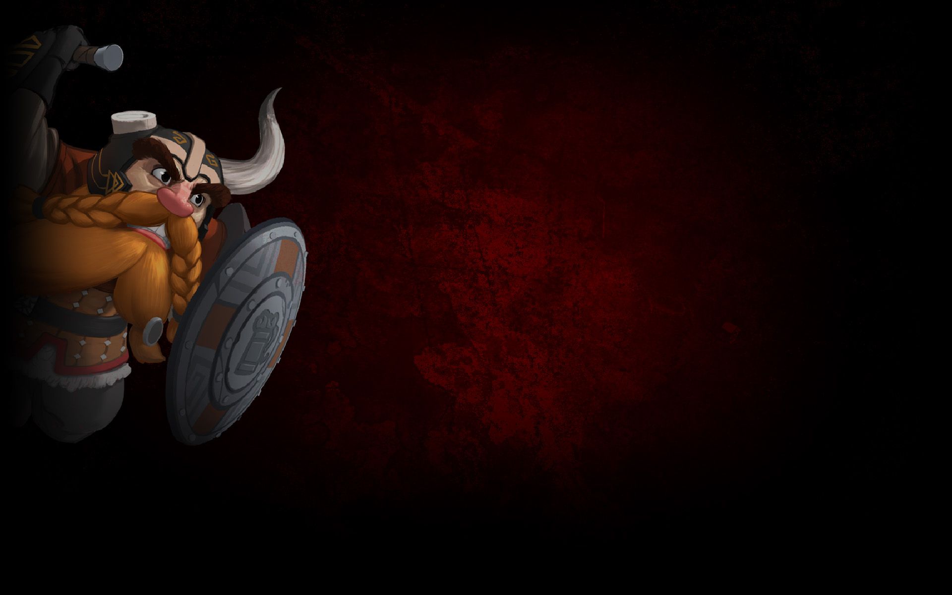 Video Games Simple Background Dwarf Shield 1920x1200