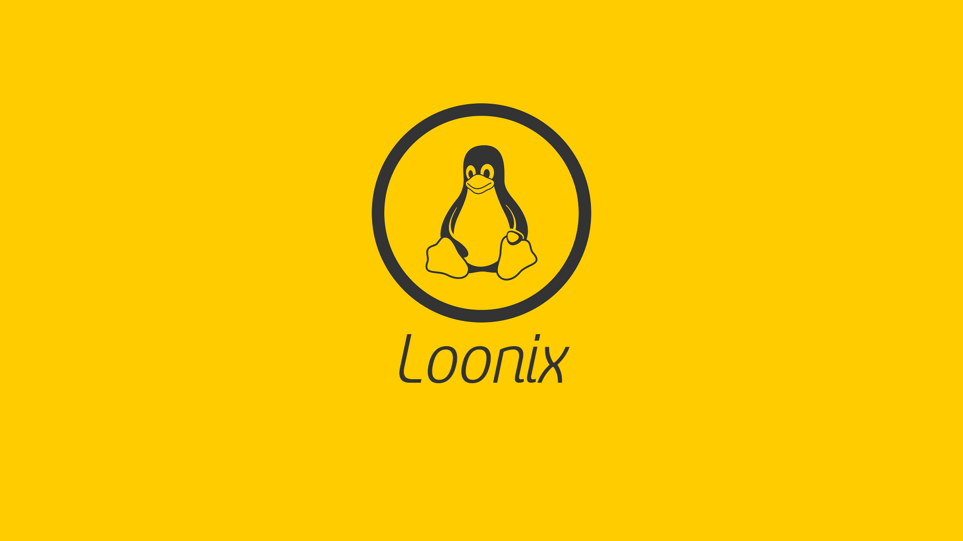 Linux Tux Yellow Background Penguins 1920x1080