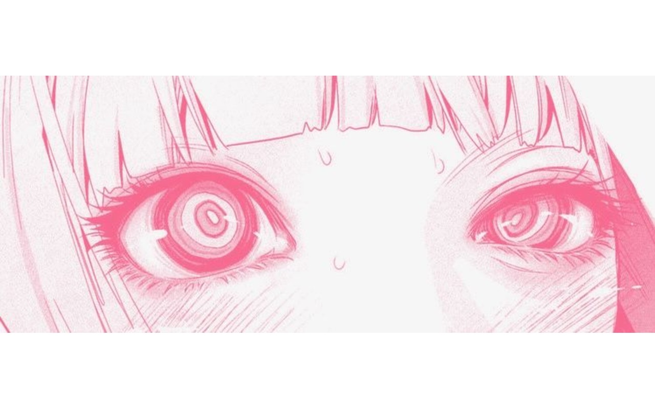 Pink White Anime Eyes Trippy 1280x800