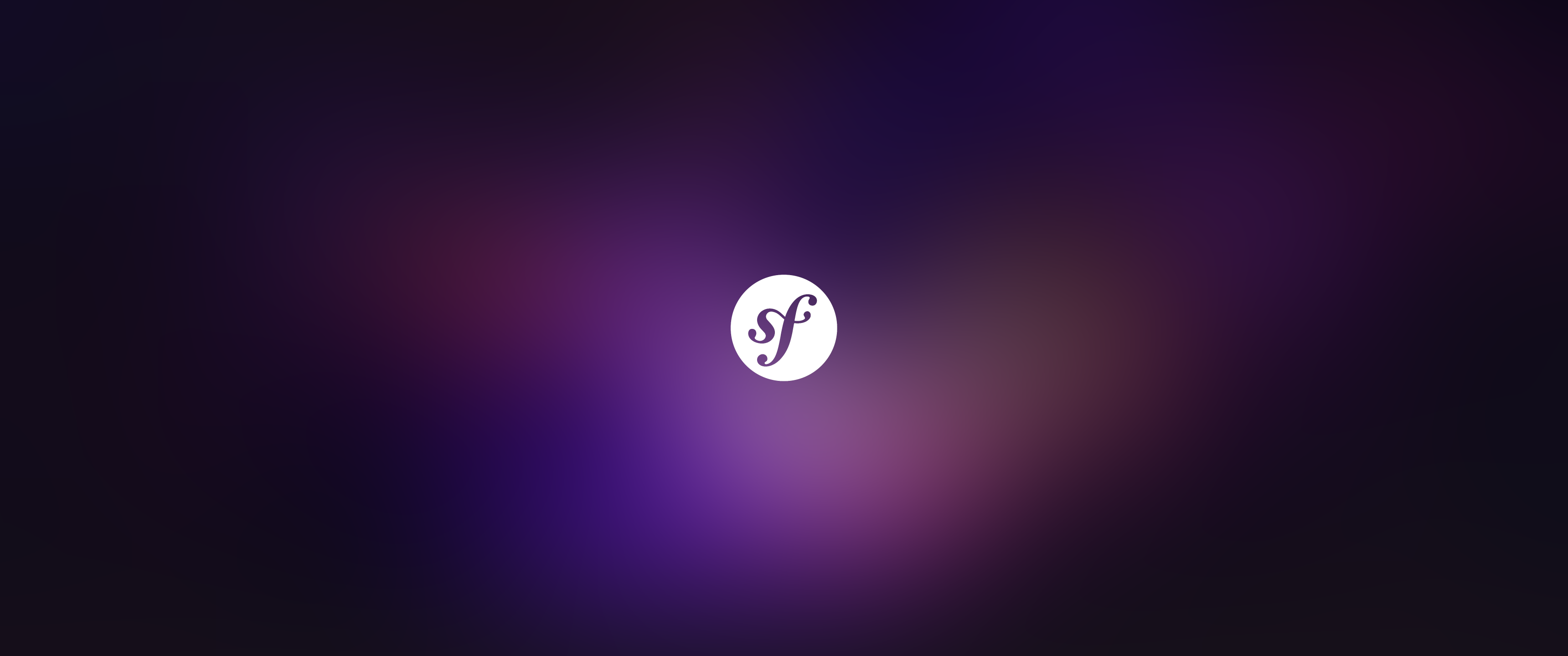 Symfony Gradient Purple Background 3440x1440