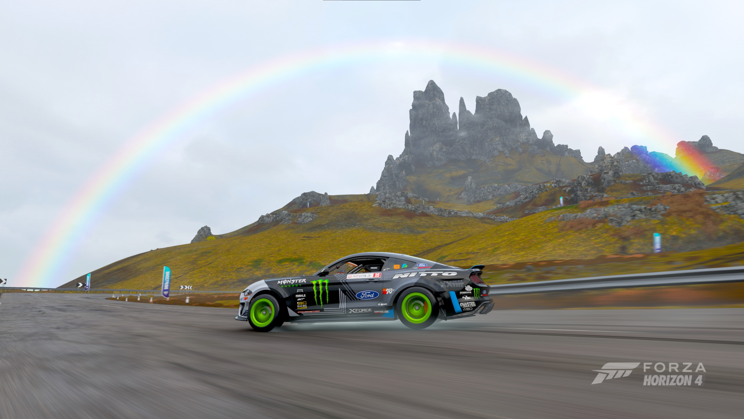 Forza Horizon 4 Car Ford Ford Mustang Muscle Cars American Cars Livery V8 Engine Turn 10 Studios Pla 2560x1440