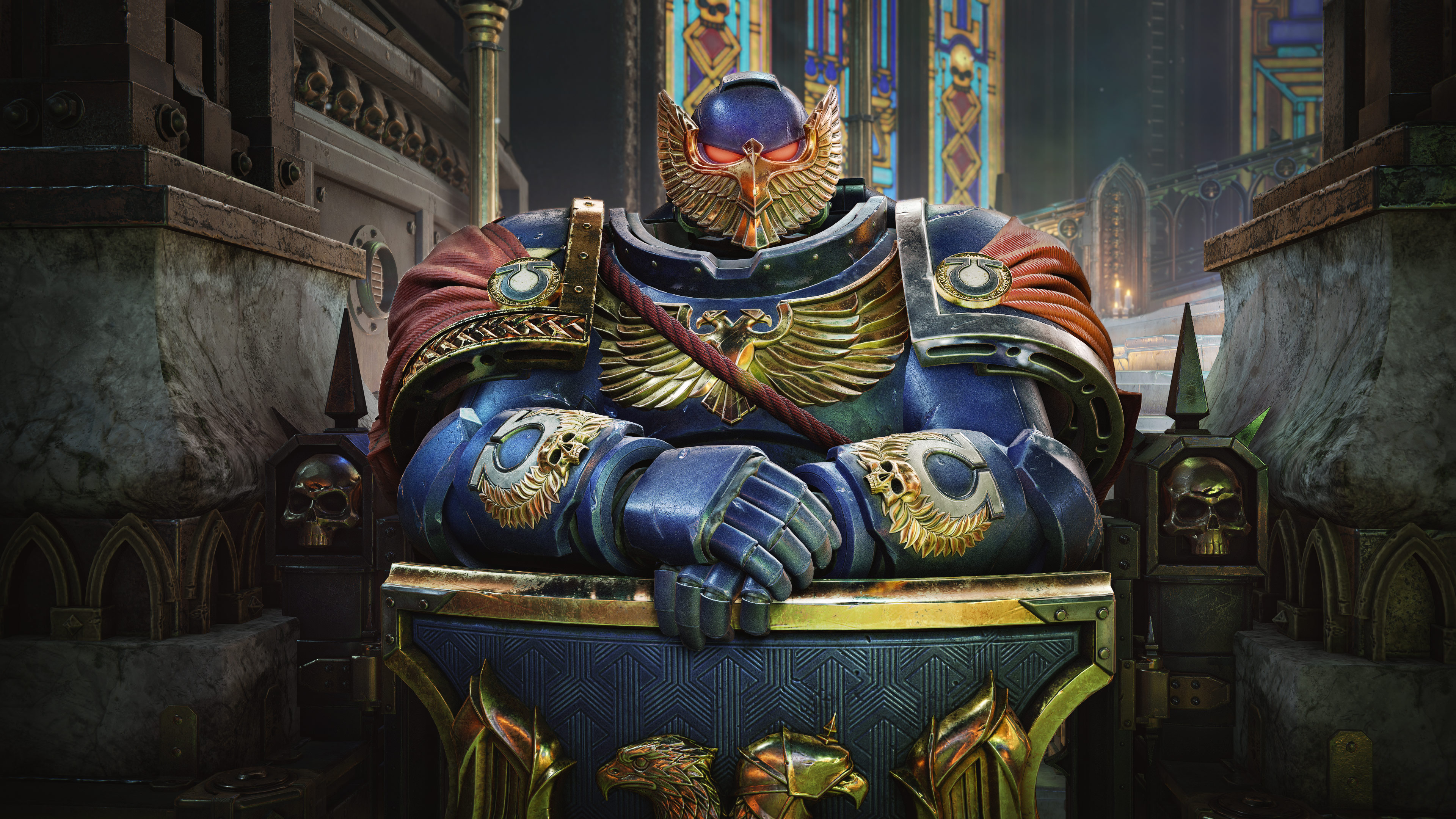 Warhammer 40 000 Space Marines 2 Shield Cape Armor 3840x2160