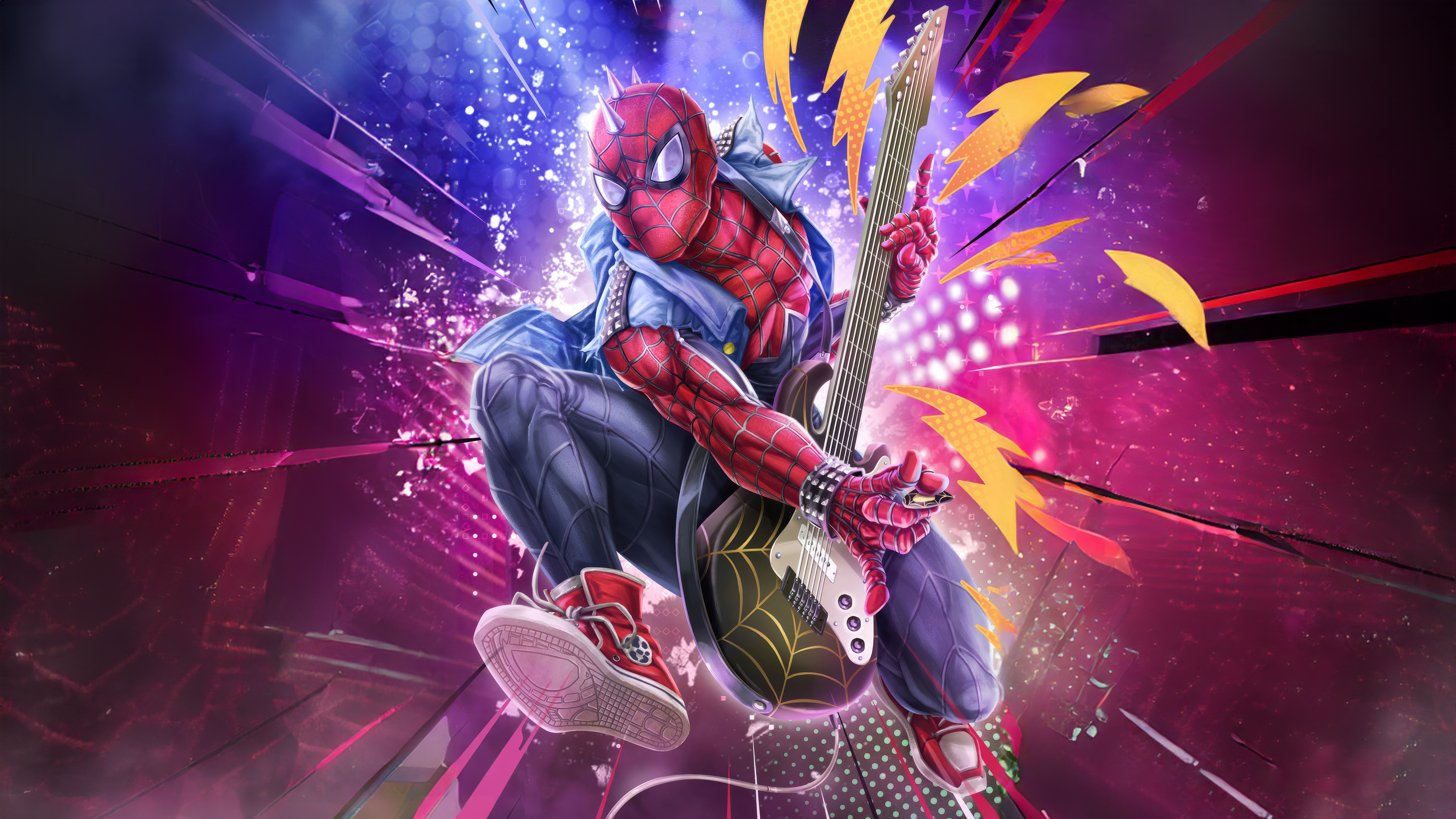 Spider Punk Spider Man Marvel Comics 3840x2160
