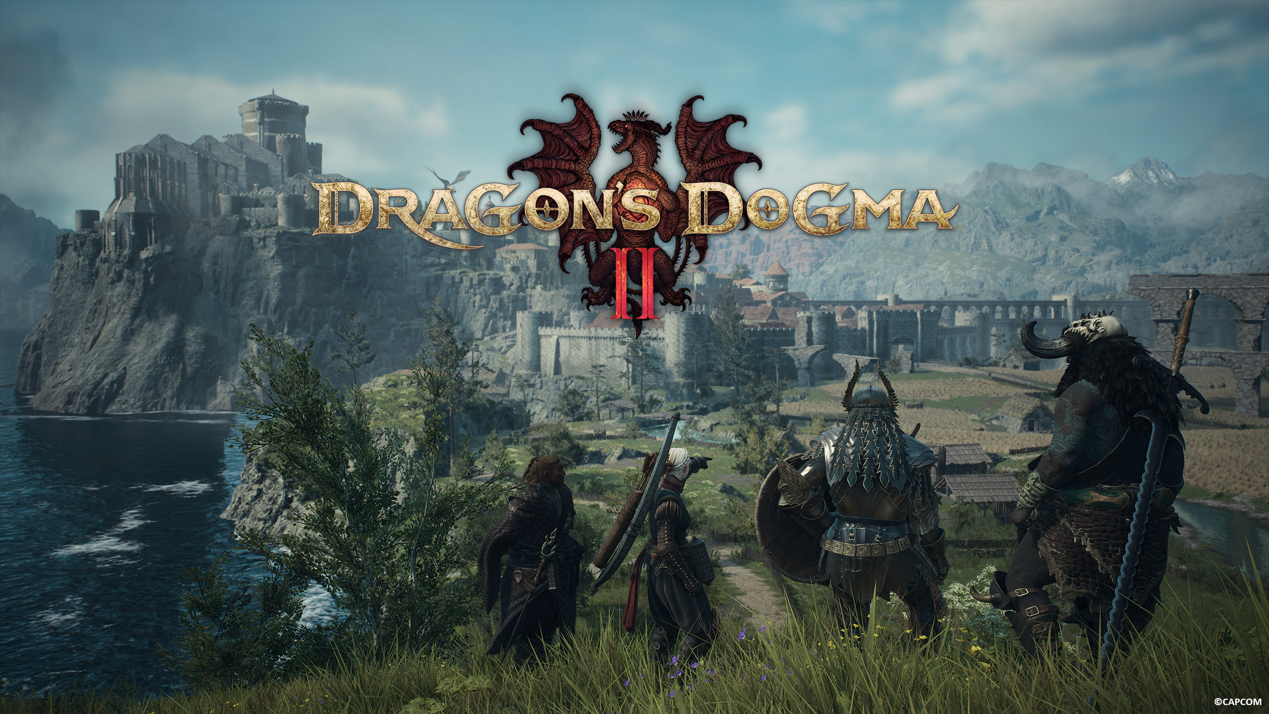 Video Games Dragons Dogma 2 Fantasy City 2560x1440