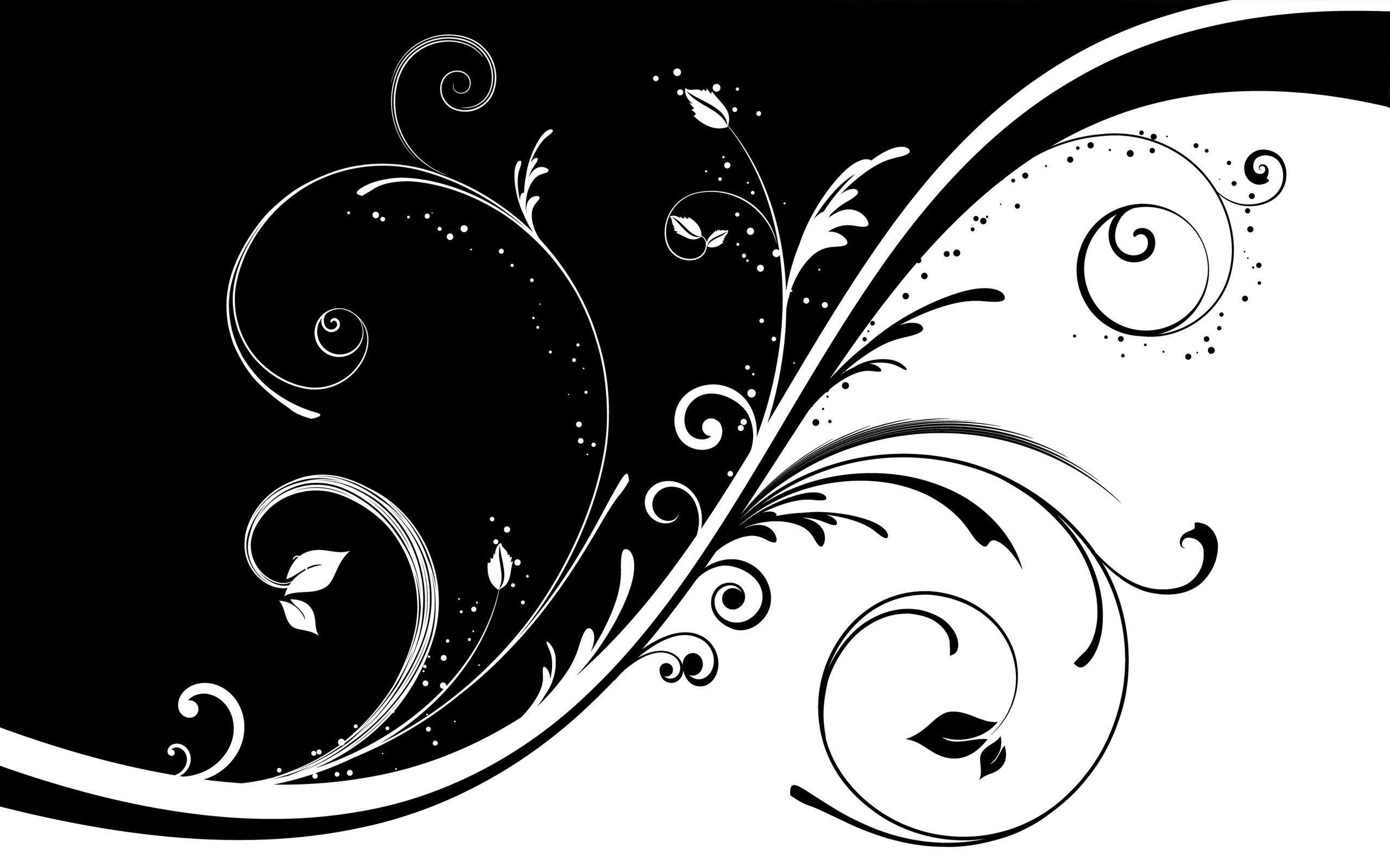 Abstract Pattern Monochrome 2560x1600