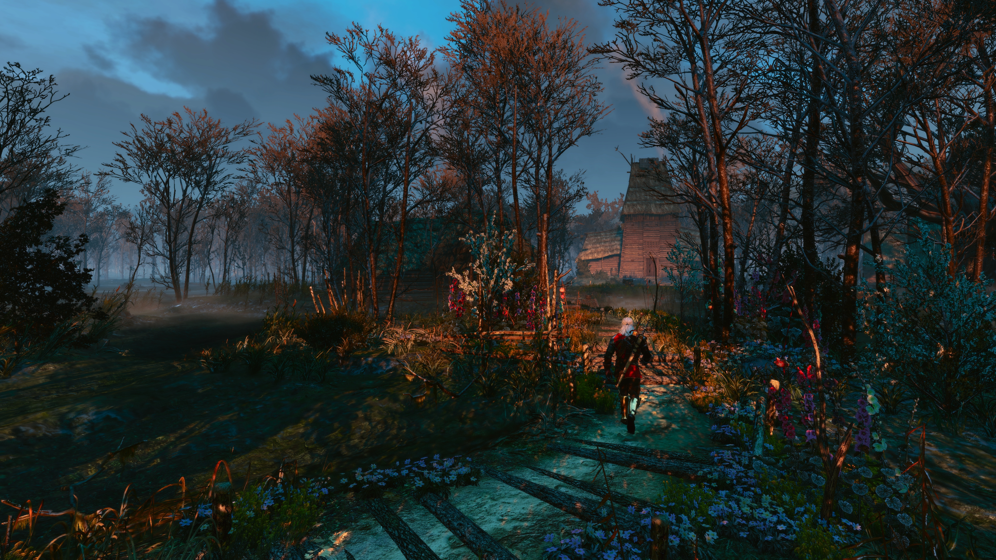 The Witcher 3 Wild Hunt Screen Shot PC Gaming Swamp Geralt Of Rivia 3840x2160
