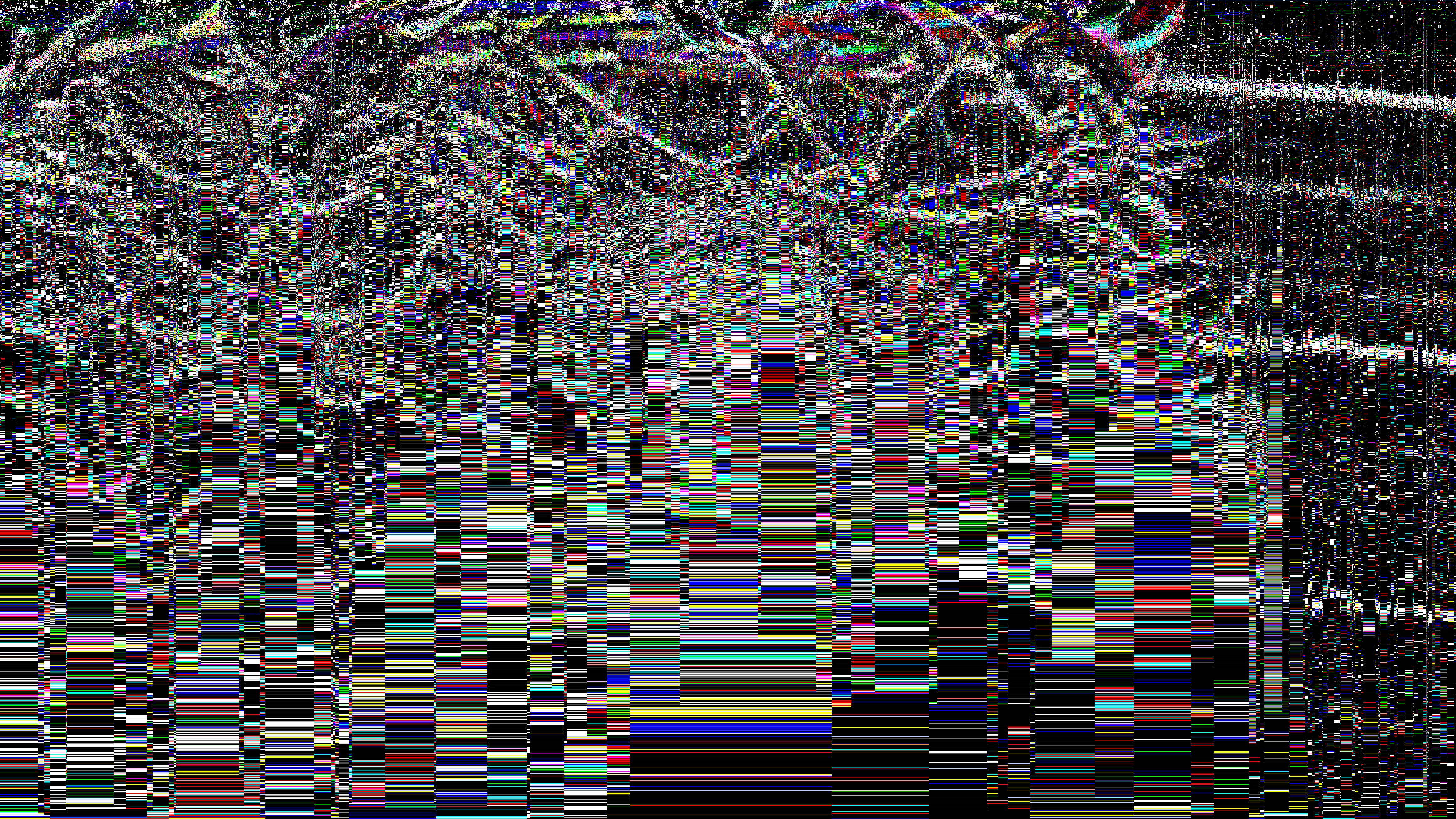 Noise Glitch Art Abstract Digital Art Colorful Pixels 4640x2610