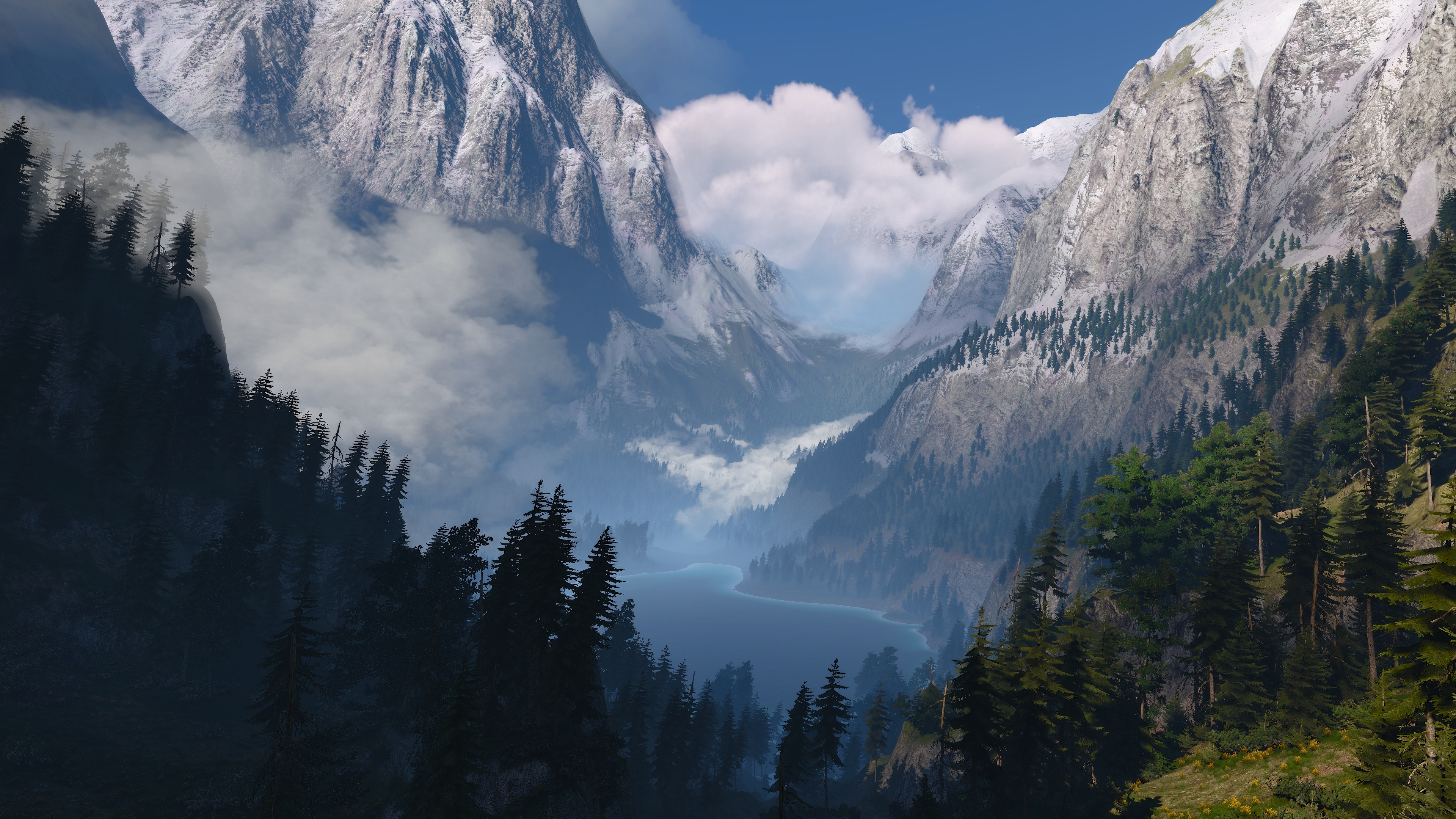 The Witcher 3 Wild Hunt Screen Shot PC Gaming Kaer Morhen 3840x2160