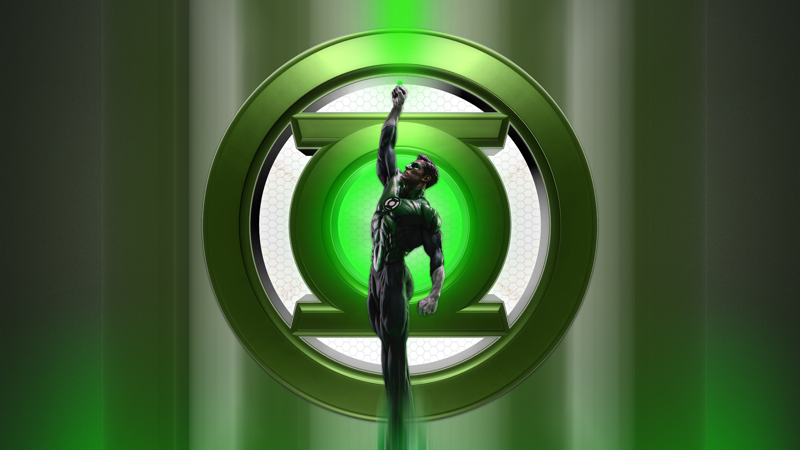 Green Lantern DC Comics Justice League Digital Art 2560x1440