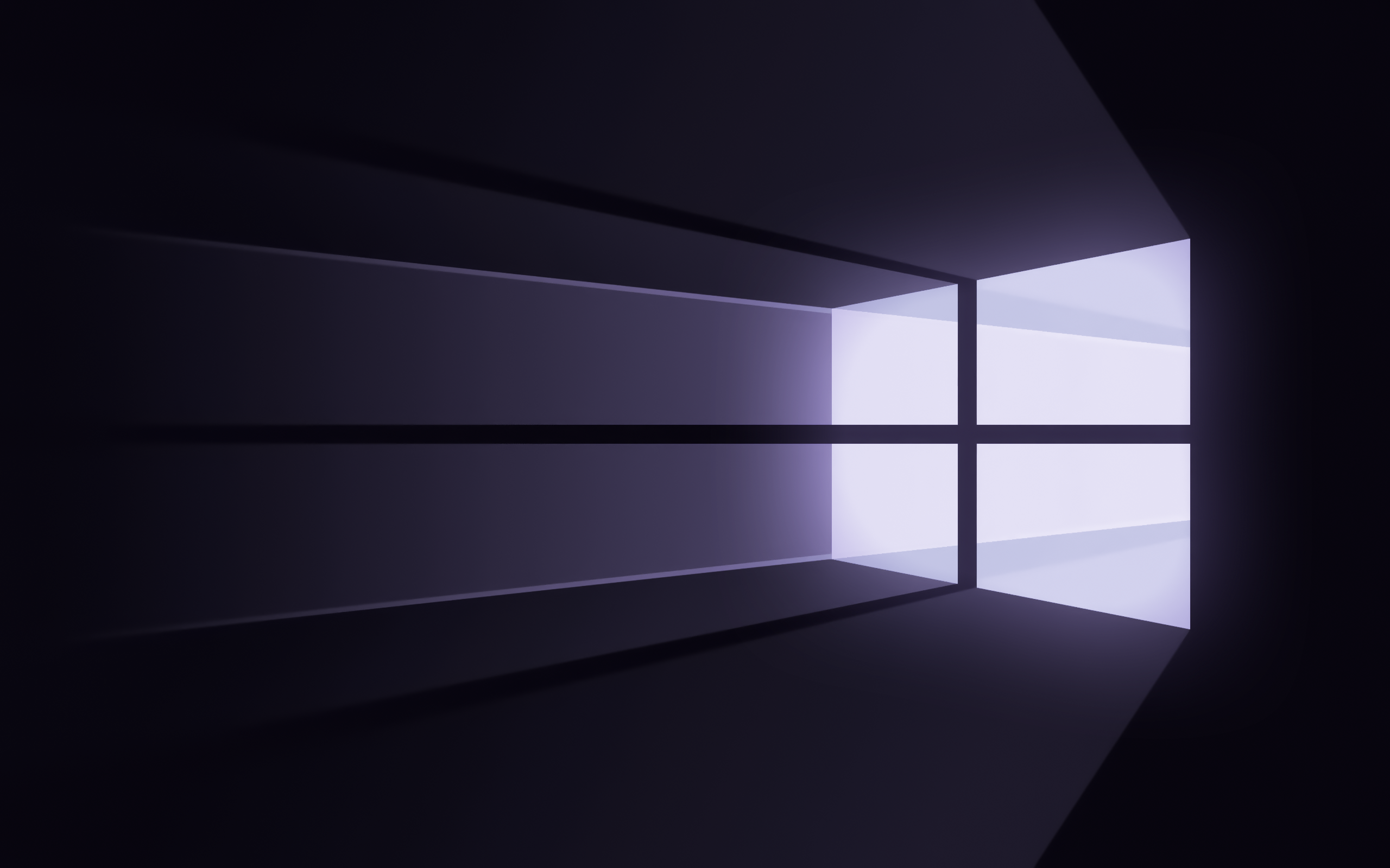Windows 10 Technology Operating System Minimalism Logo Simple Background 2560x1600
