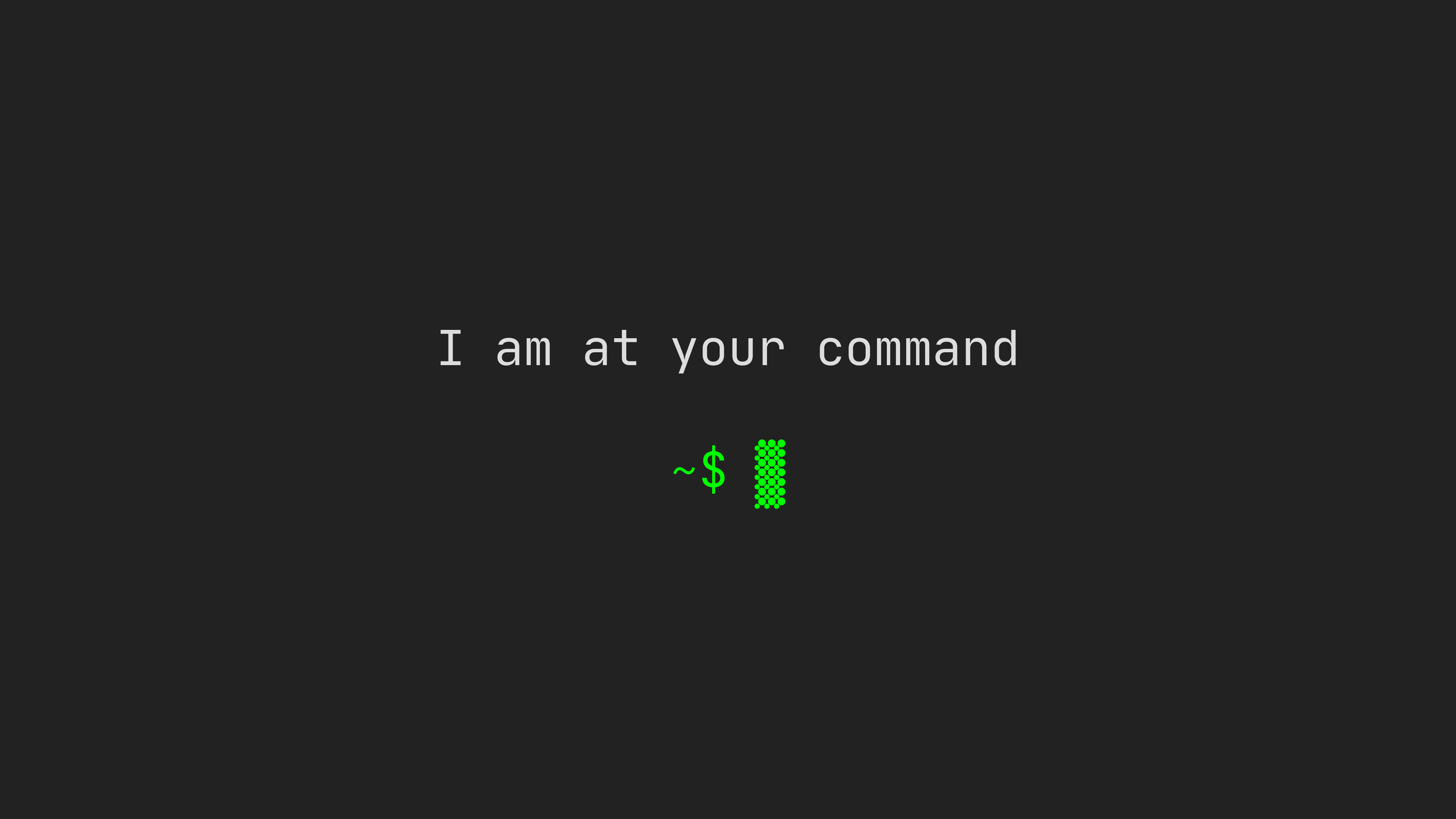 Code Technology Linux Dark Green Command Minimalism 3840x2160
