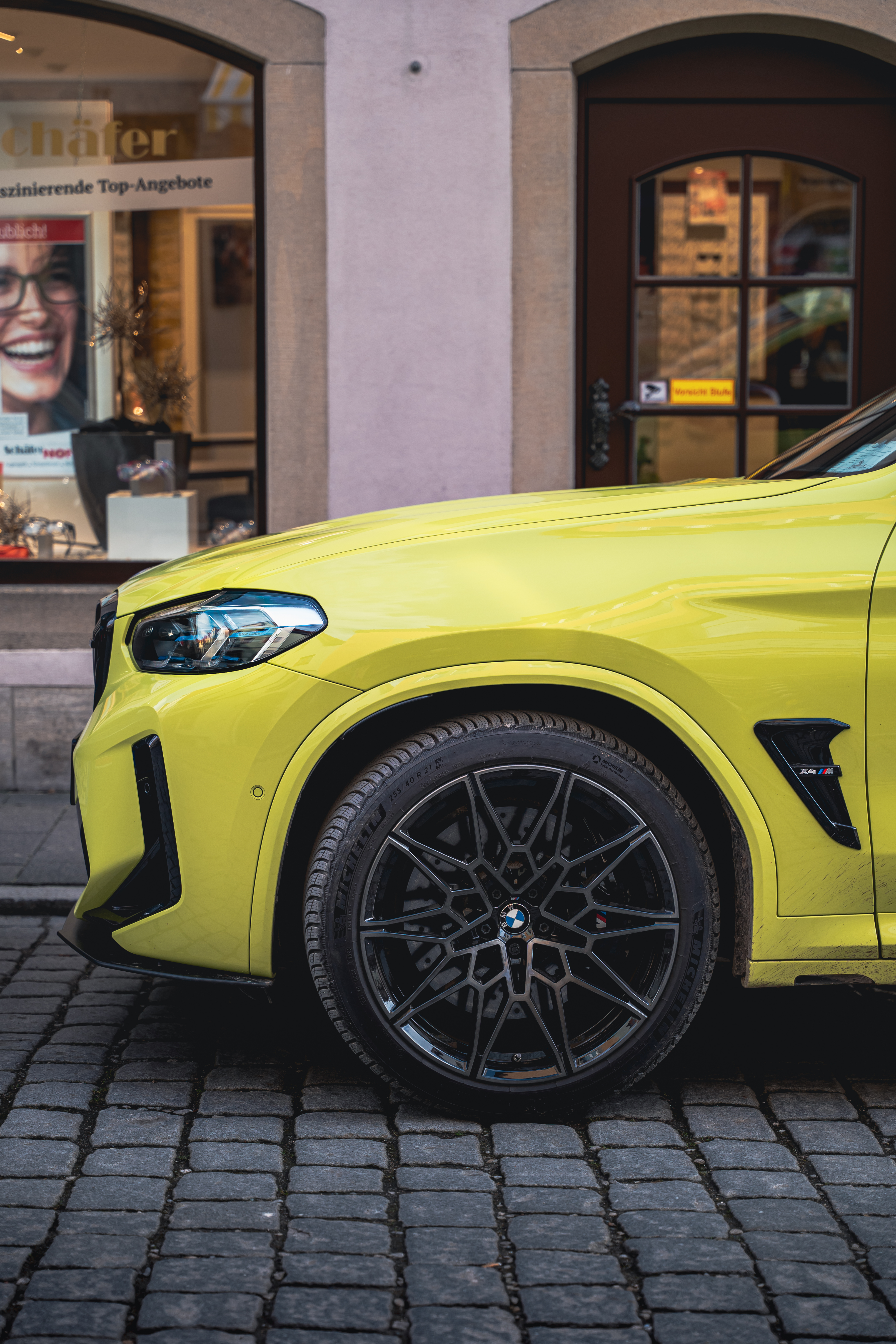BMW BMW X4 Yellow Car Portrait Display 3943x5915
