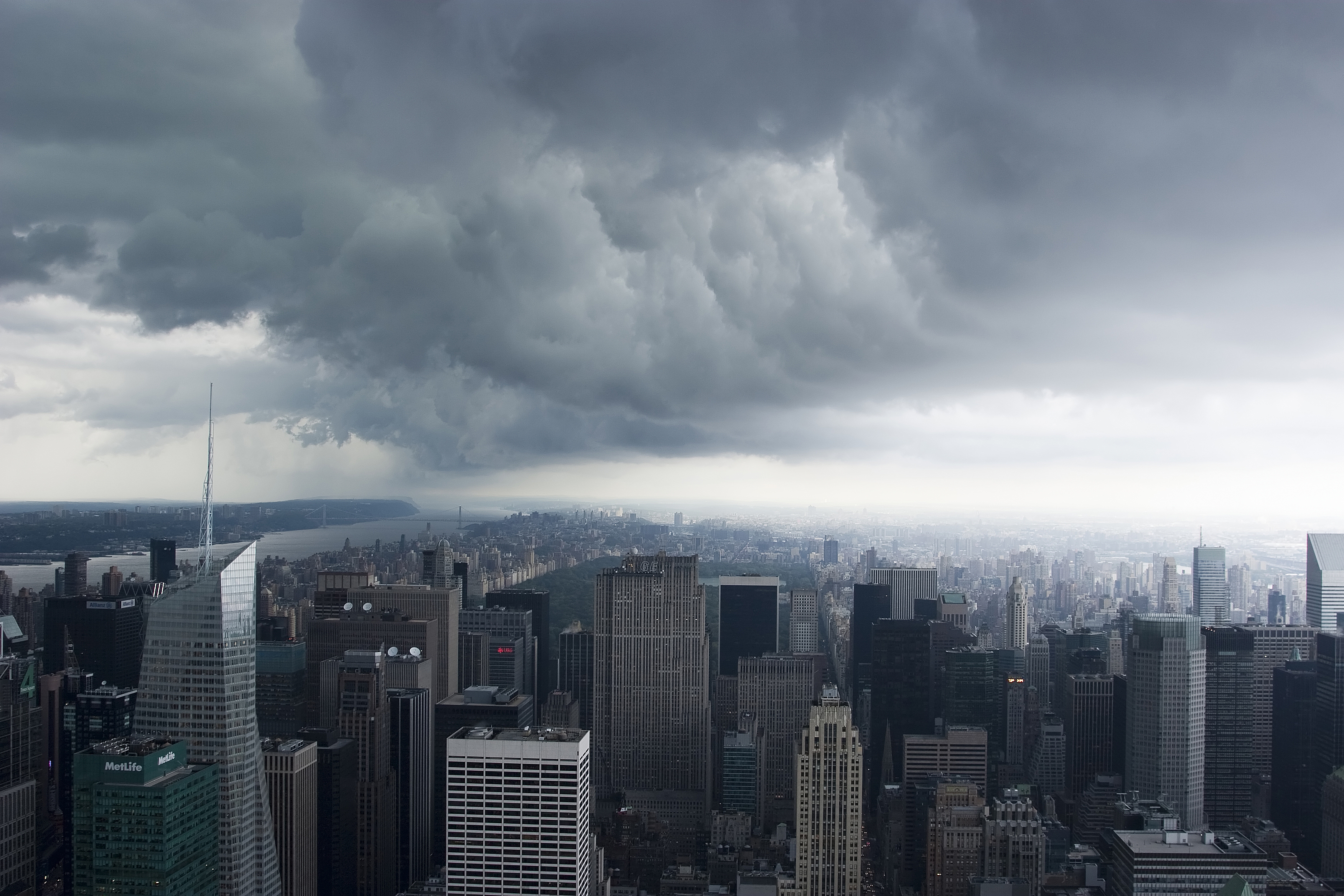 City New York City Clouds USA Cityscape Sky Skyscraper Skyline Urban 3504x2336